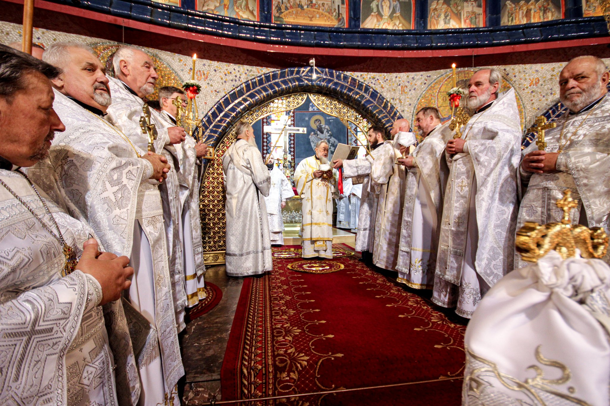 The Divine Liturgy in the Holy Trinity Catherdal in Hajnowka