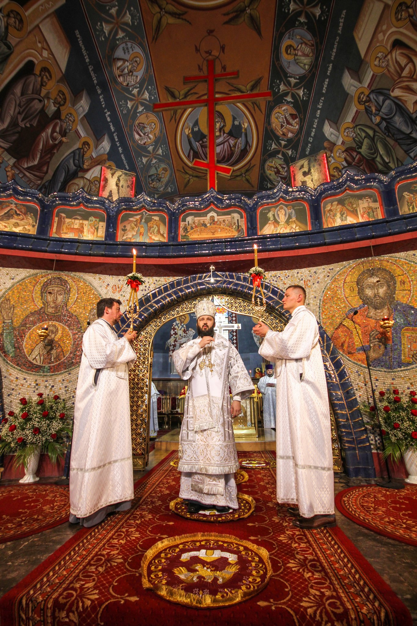 The Divine Liturgy in the Holy Trinity Catherdal in Hajnowka