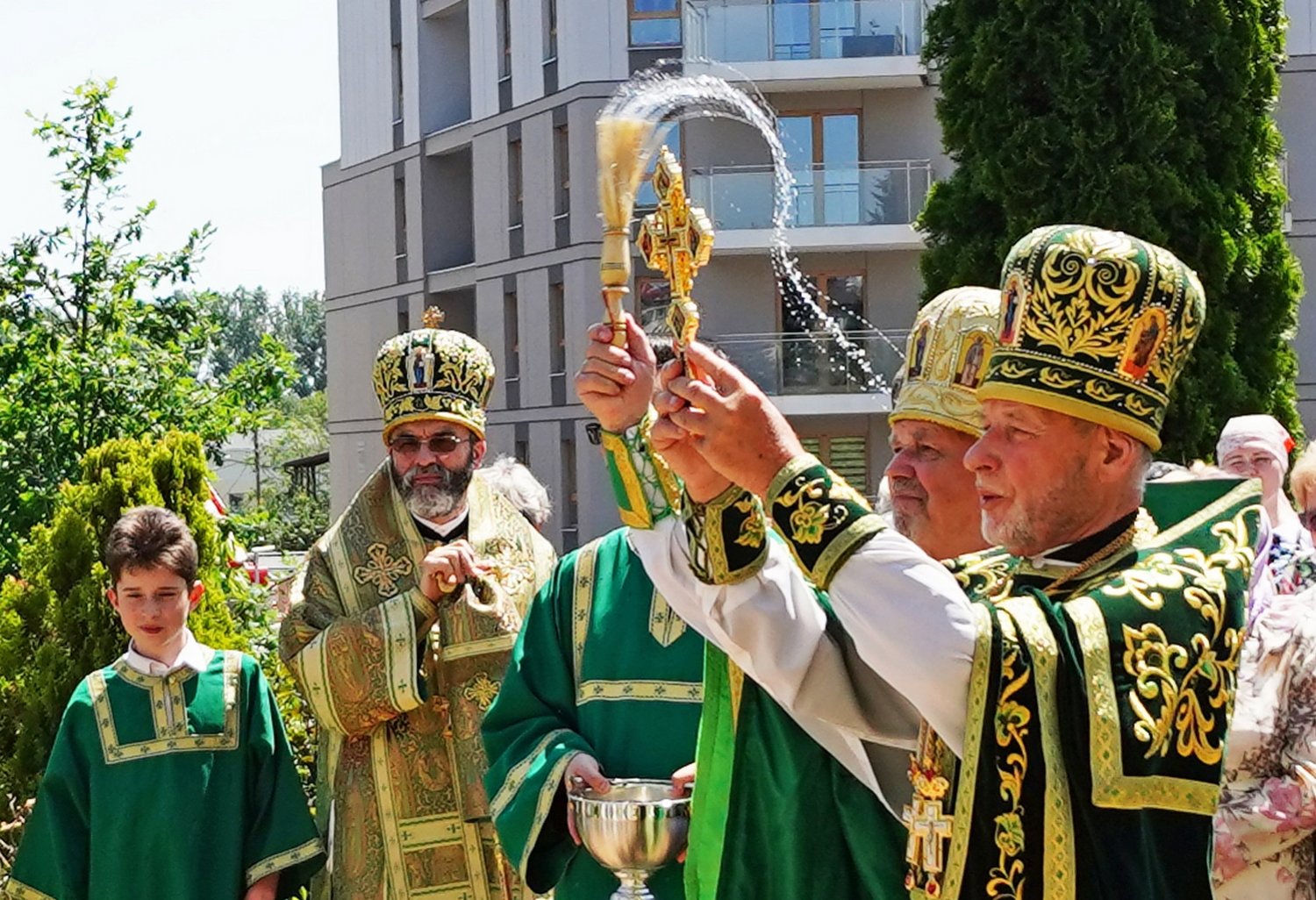 The Holy Spirit feast in the Holy Spirit Orthodox church in Białystok