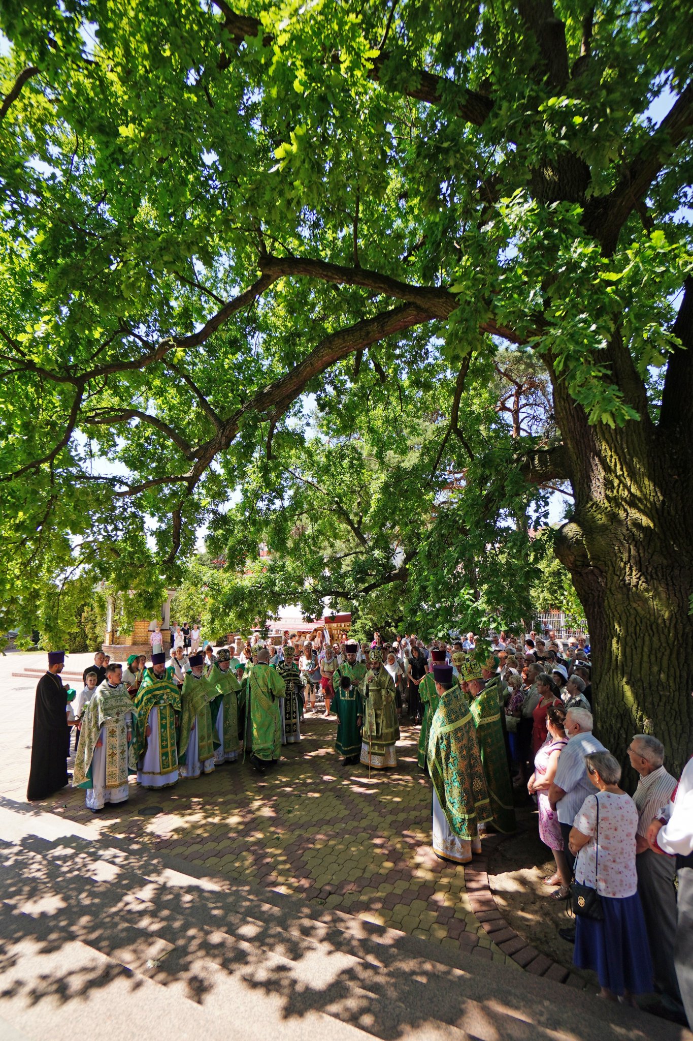 The Holy Spirit feast in the Holy Spirit Orthodox church in Białystok
