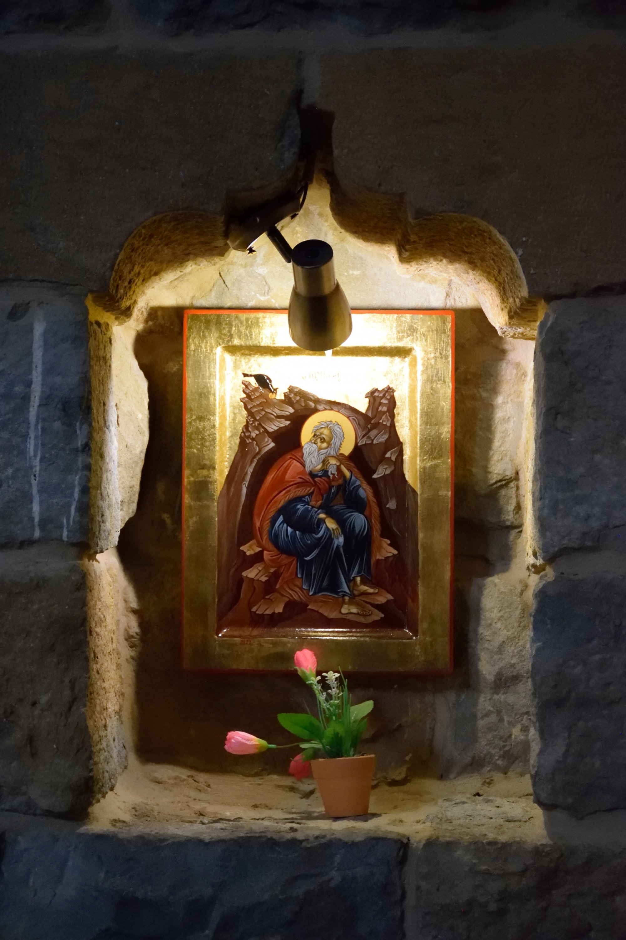 Ikona św. Eliasza w monasterze o jego imieniu, Szłajja 2021