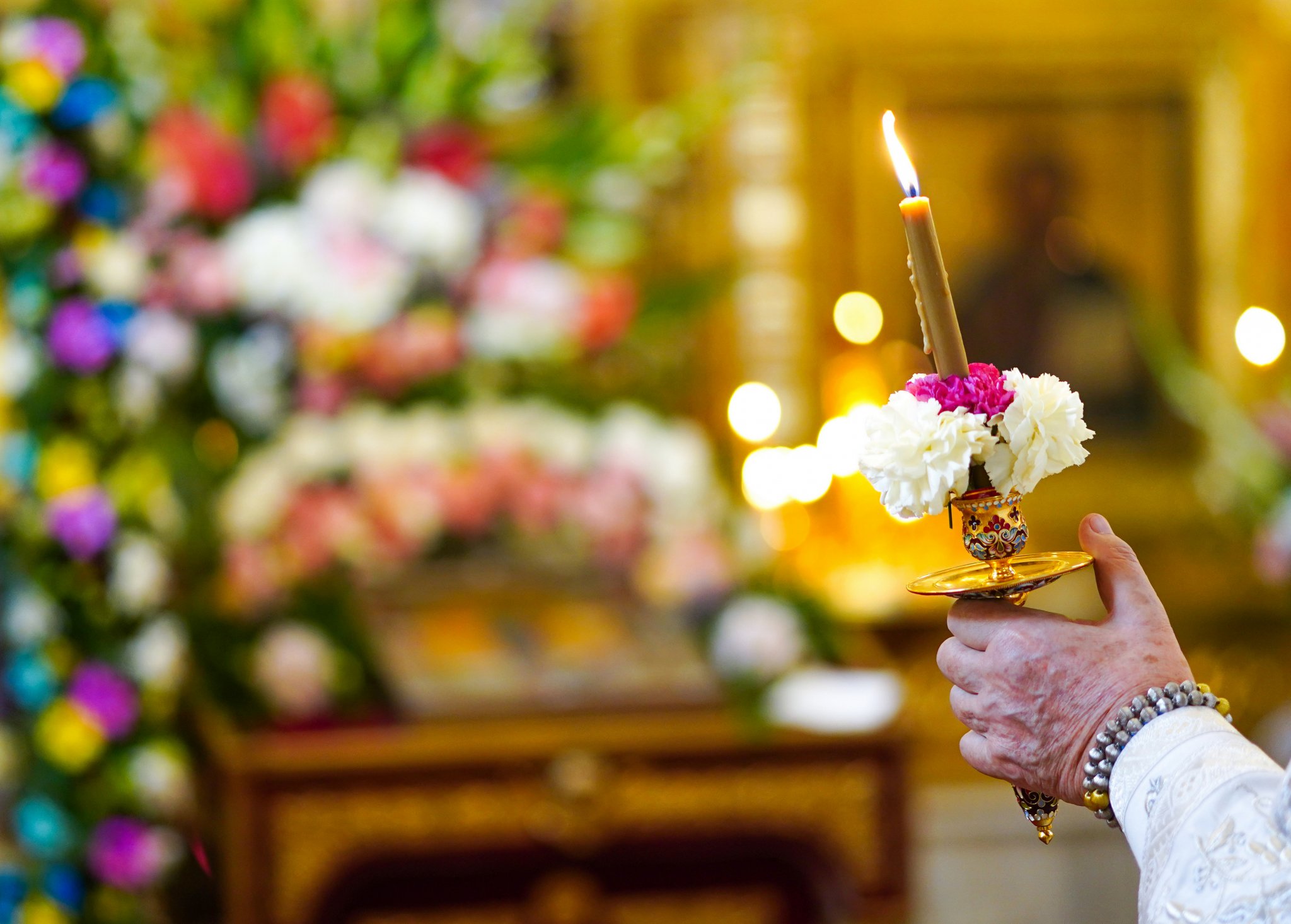 Patronal feast in St. Mary Magdalene Cathedral in Warsaw - the all-night vigil