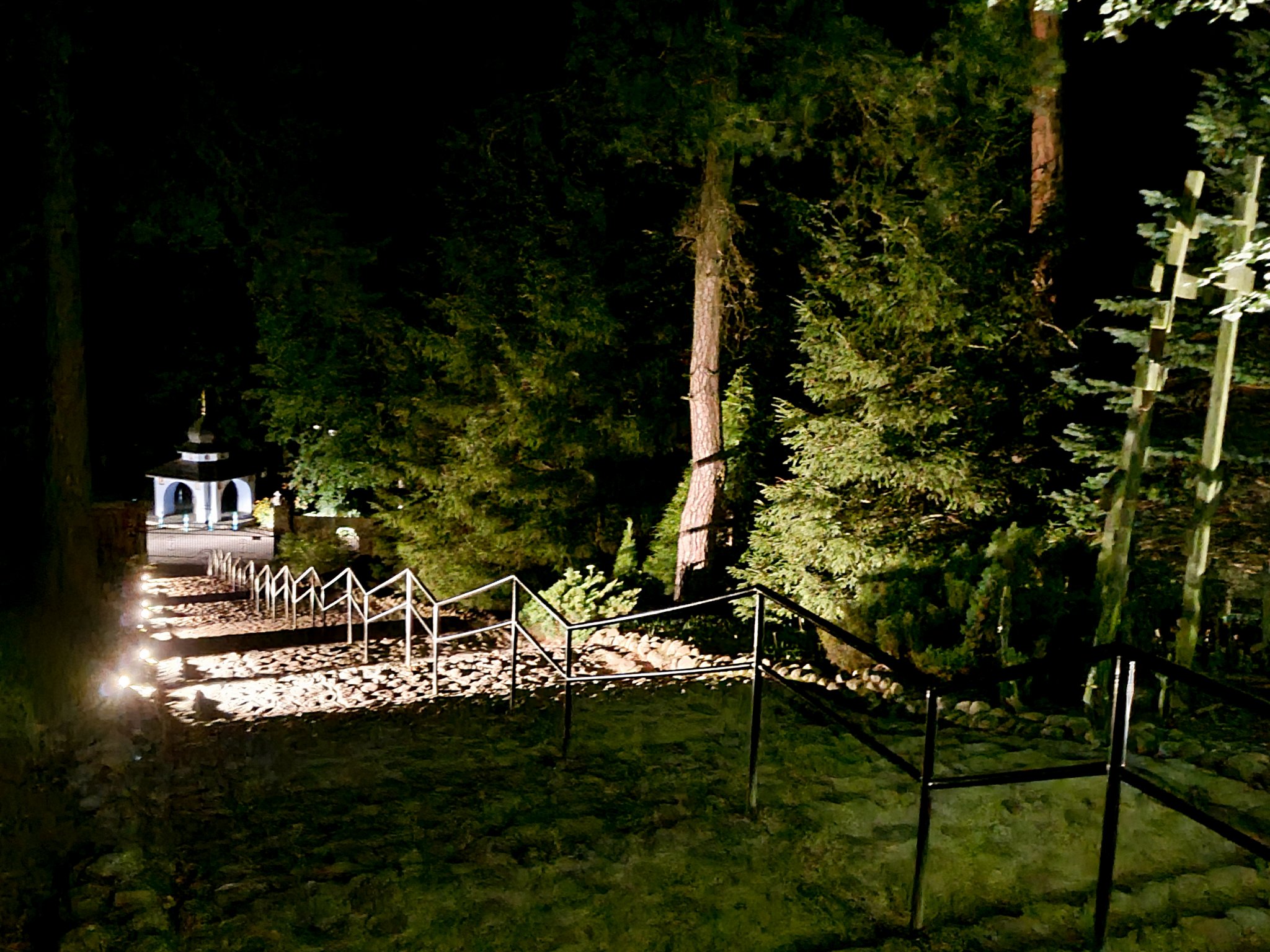Grabarka Convent by night