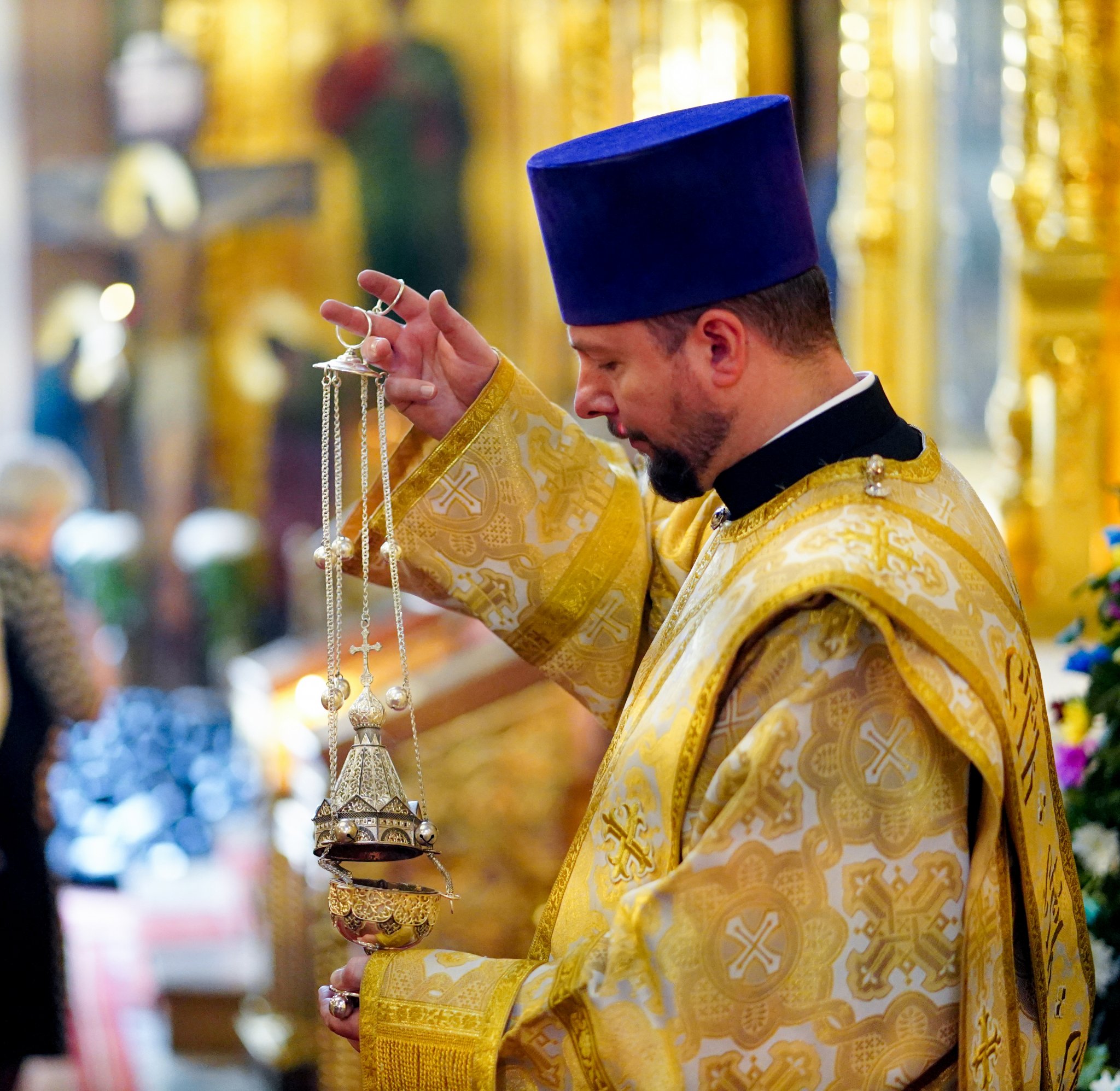 Divine Liturgy of the patronal feast in St. Mary Magdalene Cathedral in Warsaw