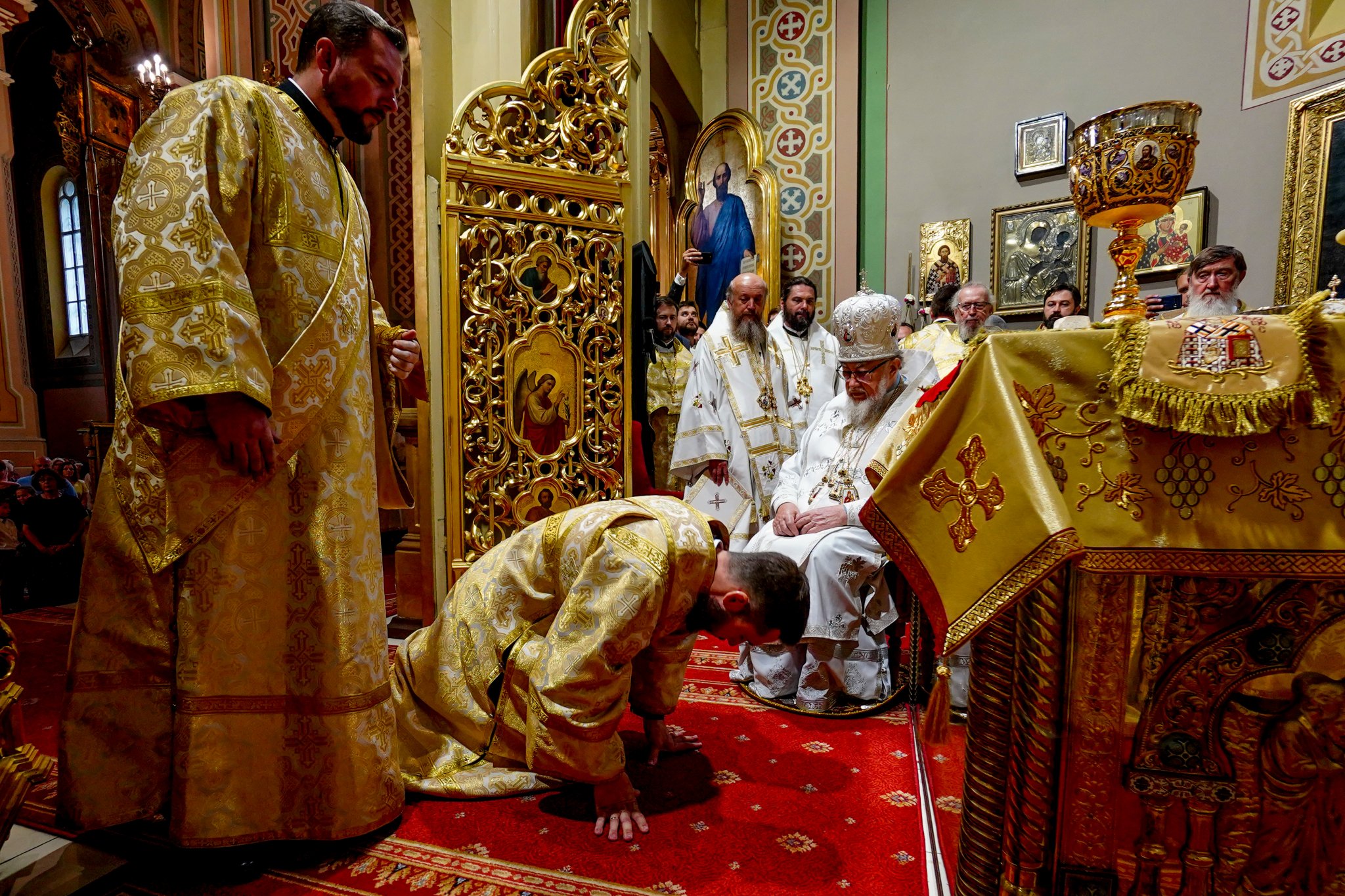 Divine Liturgy of the patronal feast in St. Mary Magdalene Cathedral in Warsaw