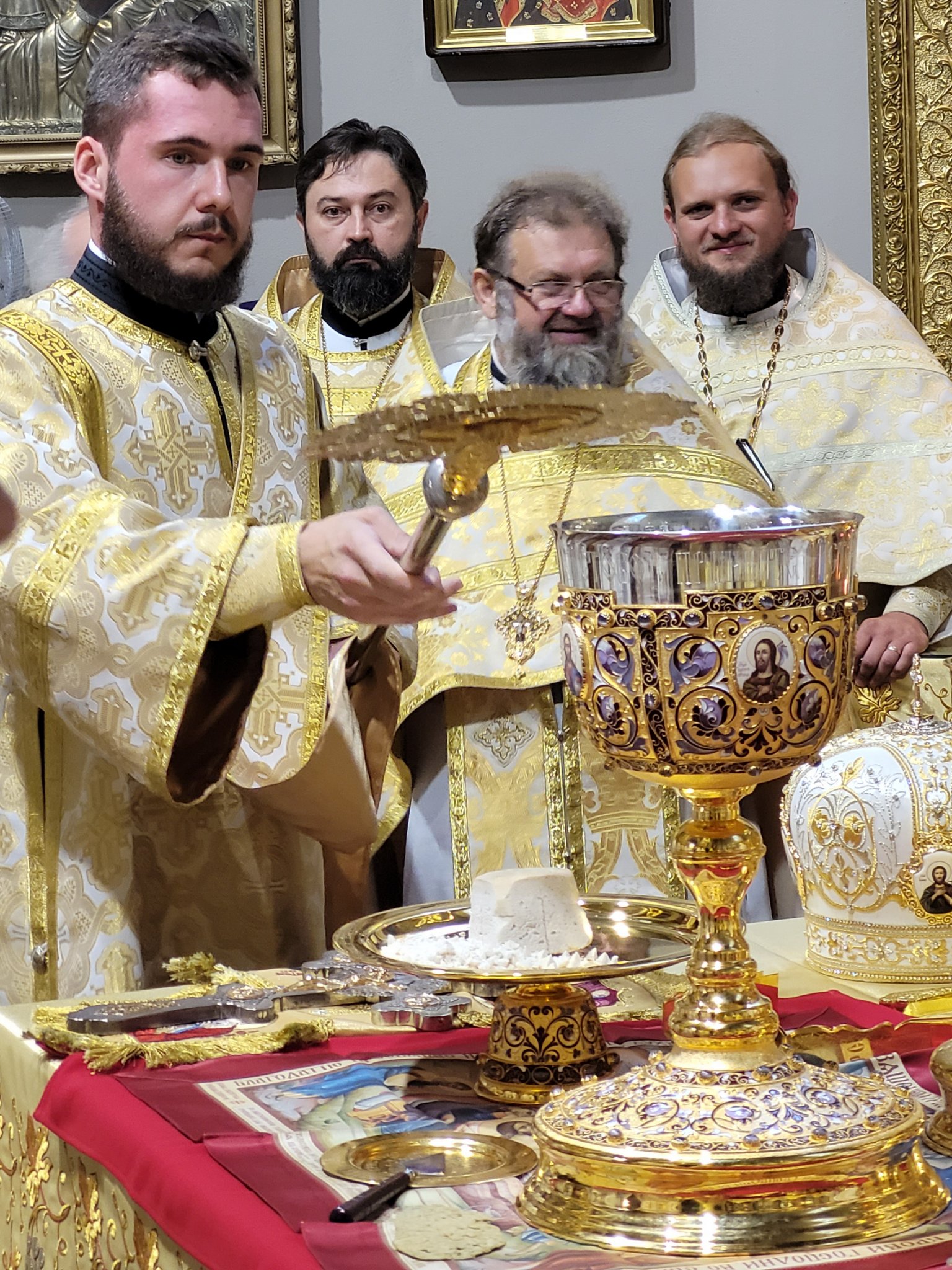 Divine Liturgy of the patronal feast in St. Mary Magdalene Cathedral in Warsaw
