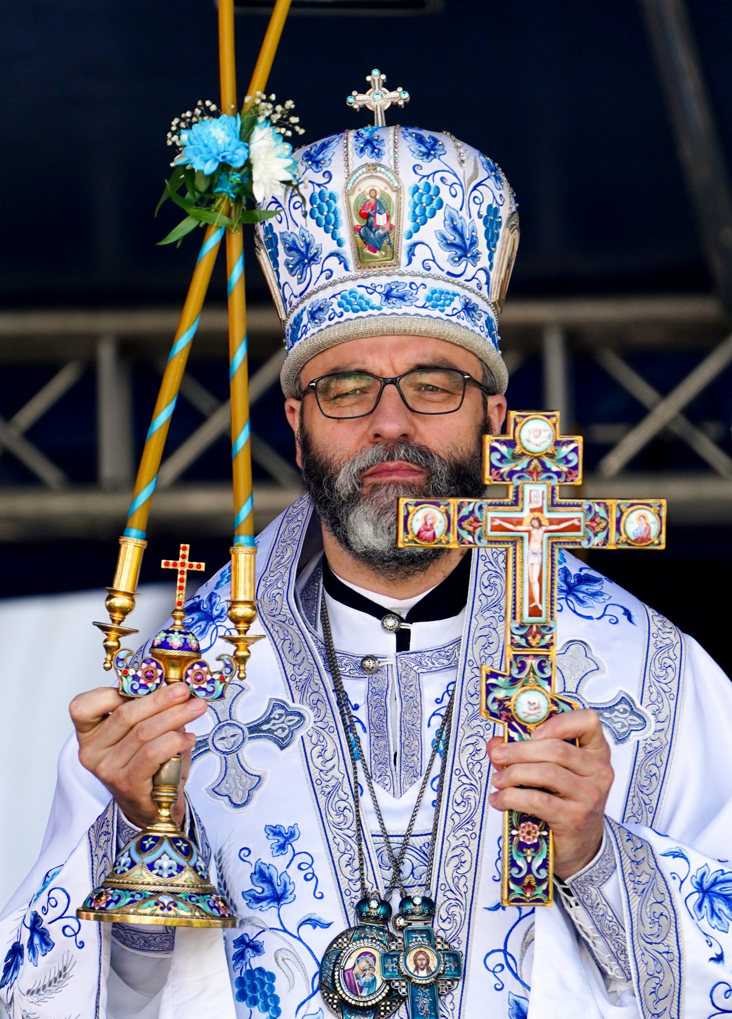 The Divine Liturgy in Supraśl Monastery in Suprasl Icon of the Mother of God feast 