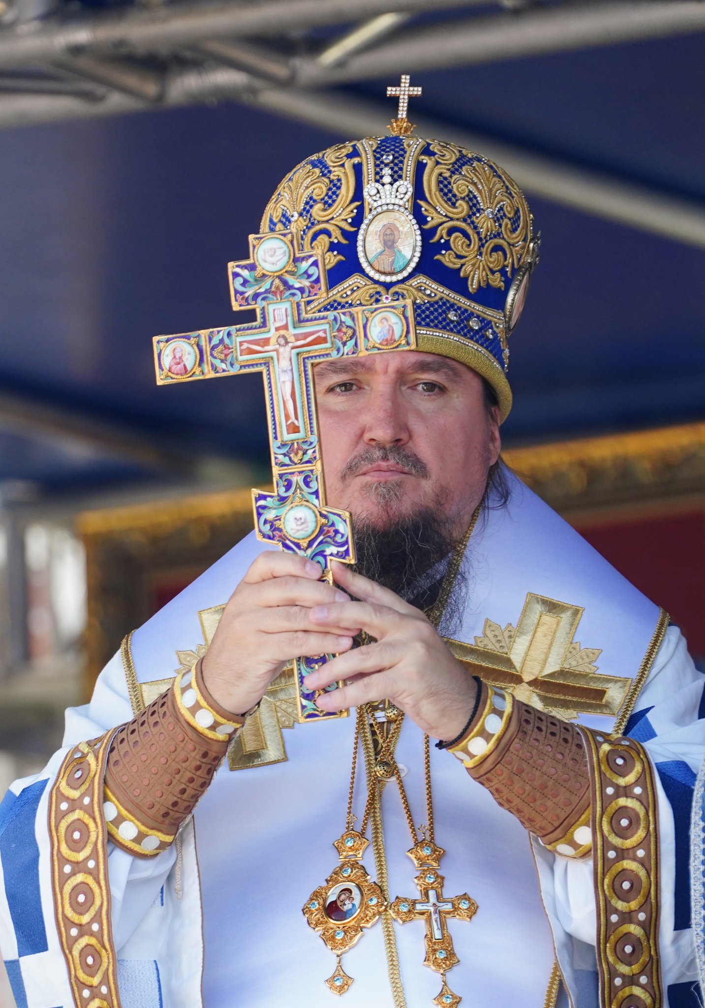 The Divine Liturgy in Supraśl Monastery in Suprasl Icon of the Mother of God feast 