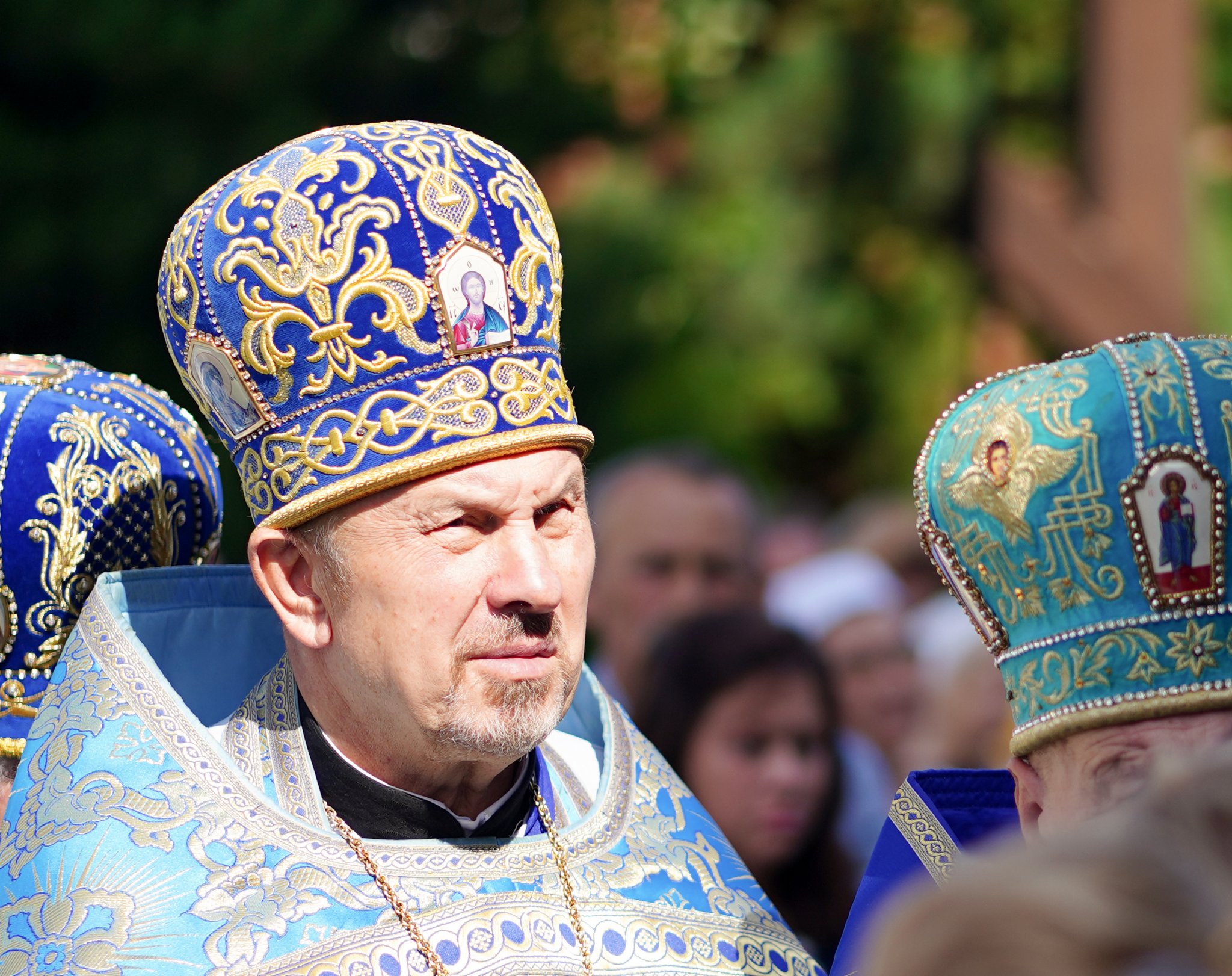 The Divine Liturgy in Supraśl Monastery in Suprasl Icon of the Mother of God feast 