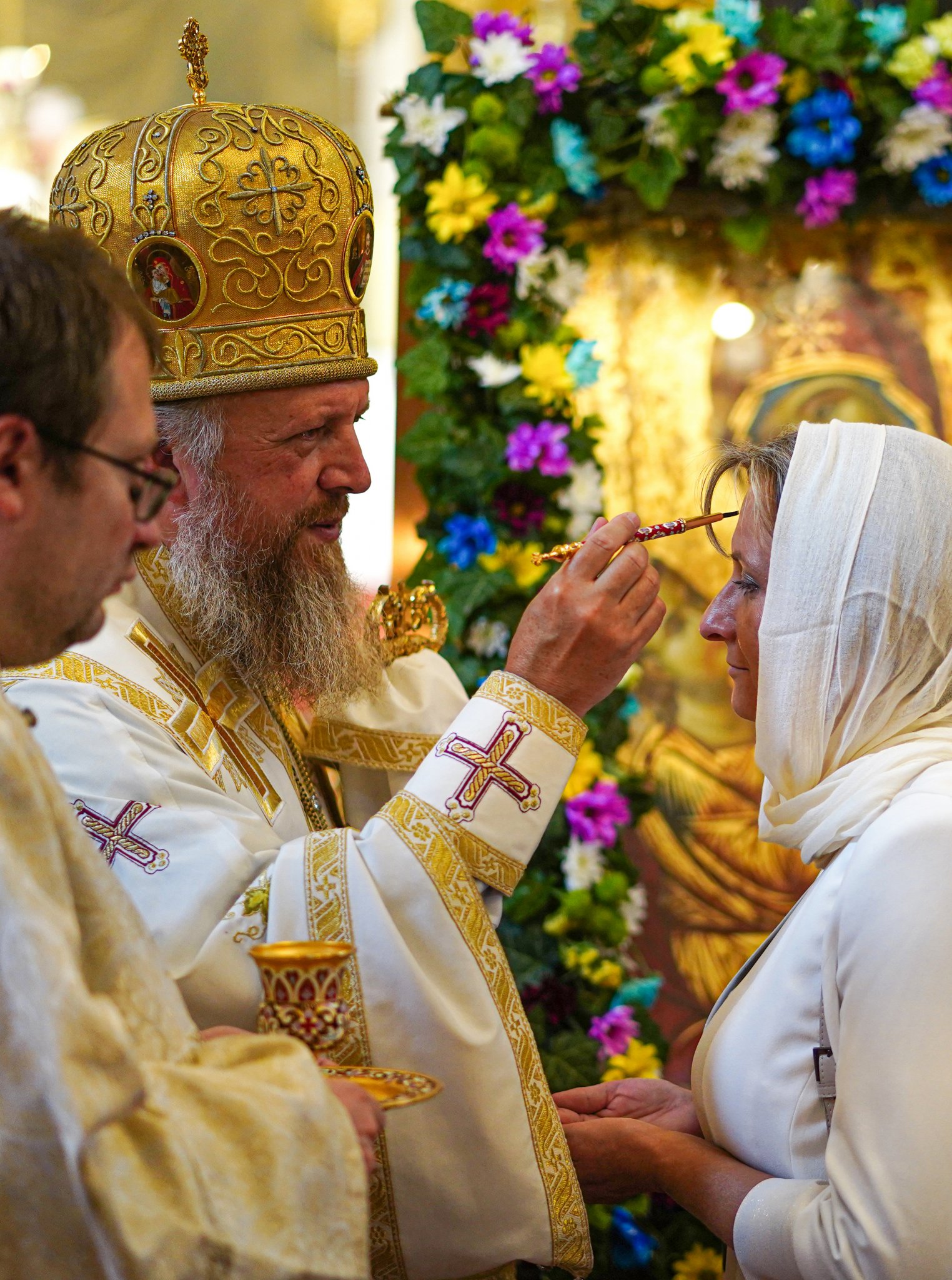 Patronal feast in St. Mary Magdalene Cathedral in Warsaw - the all-night vigil 