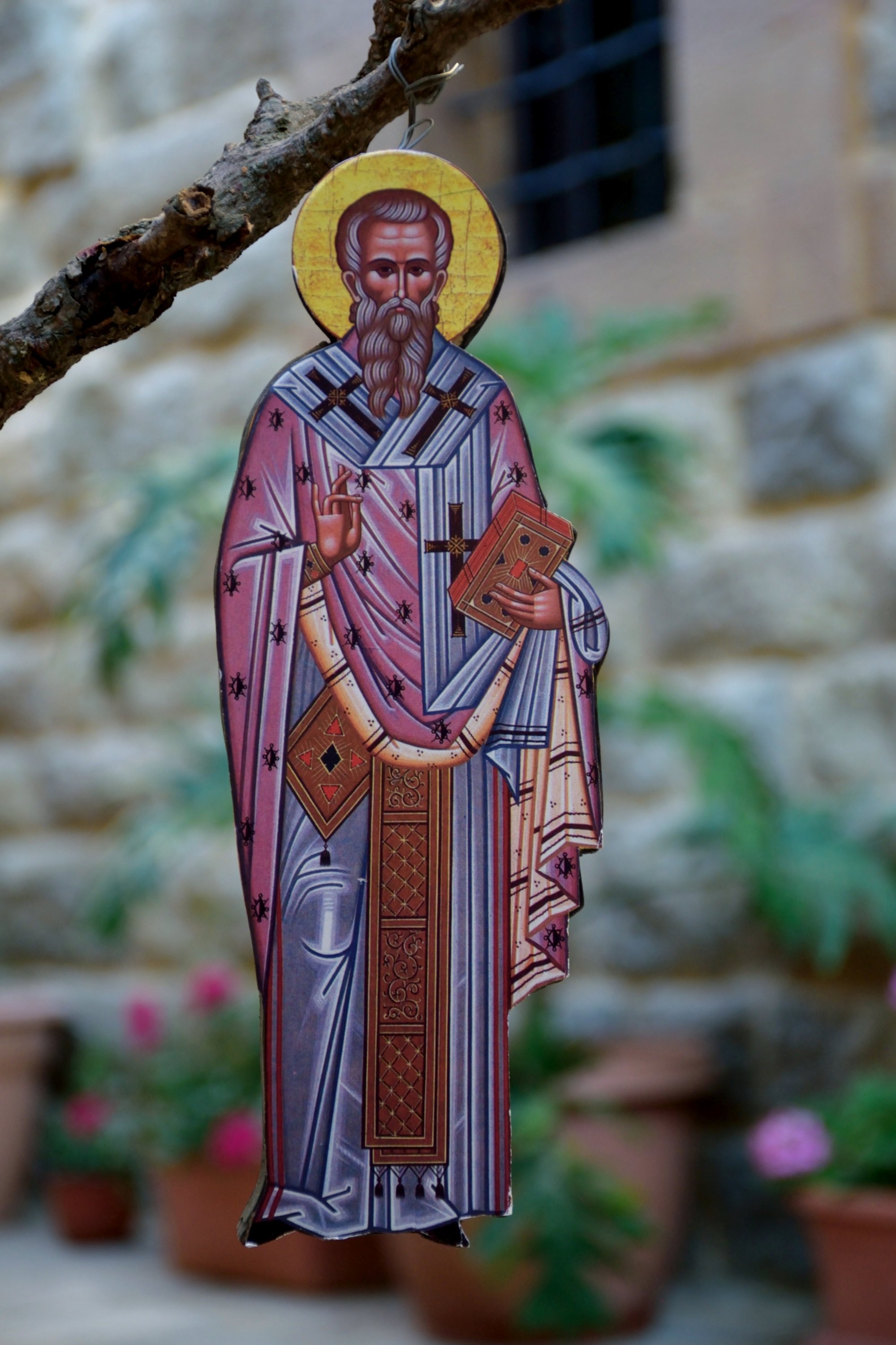 Ikona świętego na sprzedaż, monaster św. Eliasza Szłajja 2021