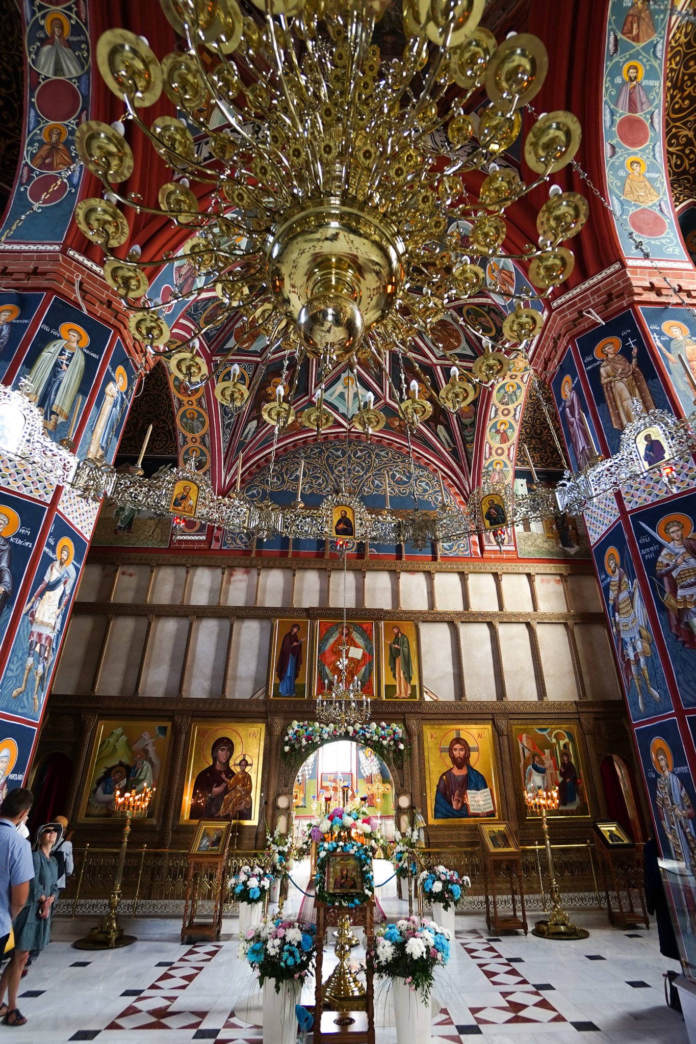 The Divine Liturgy in Supraśl Monastery in Suprasl Icon of the Mother of God feast 