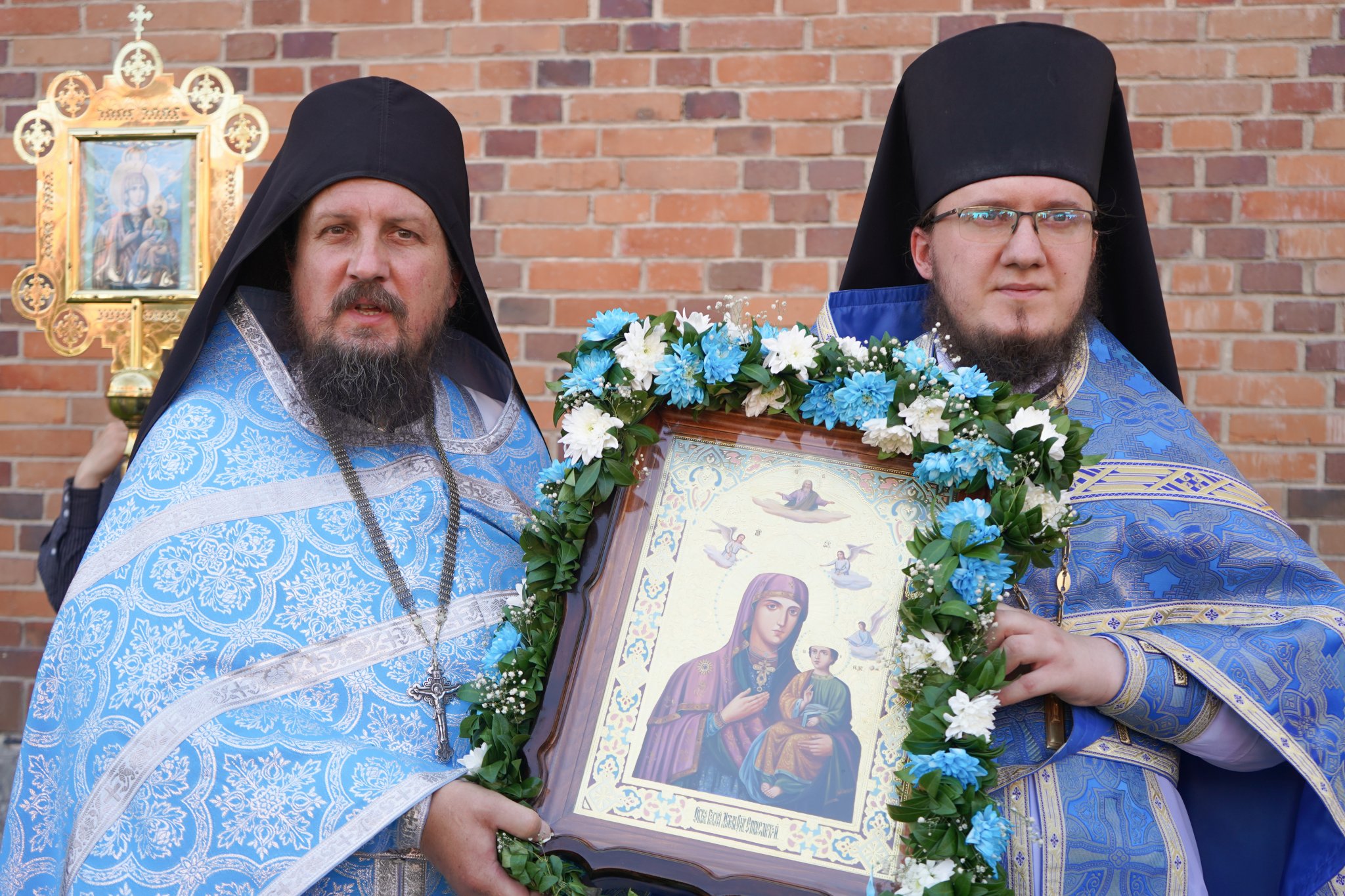 The Divine Liturgy in Supraśl Monastery in Suprasl Icon of the Mother of God feast
