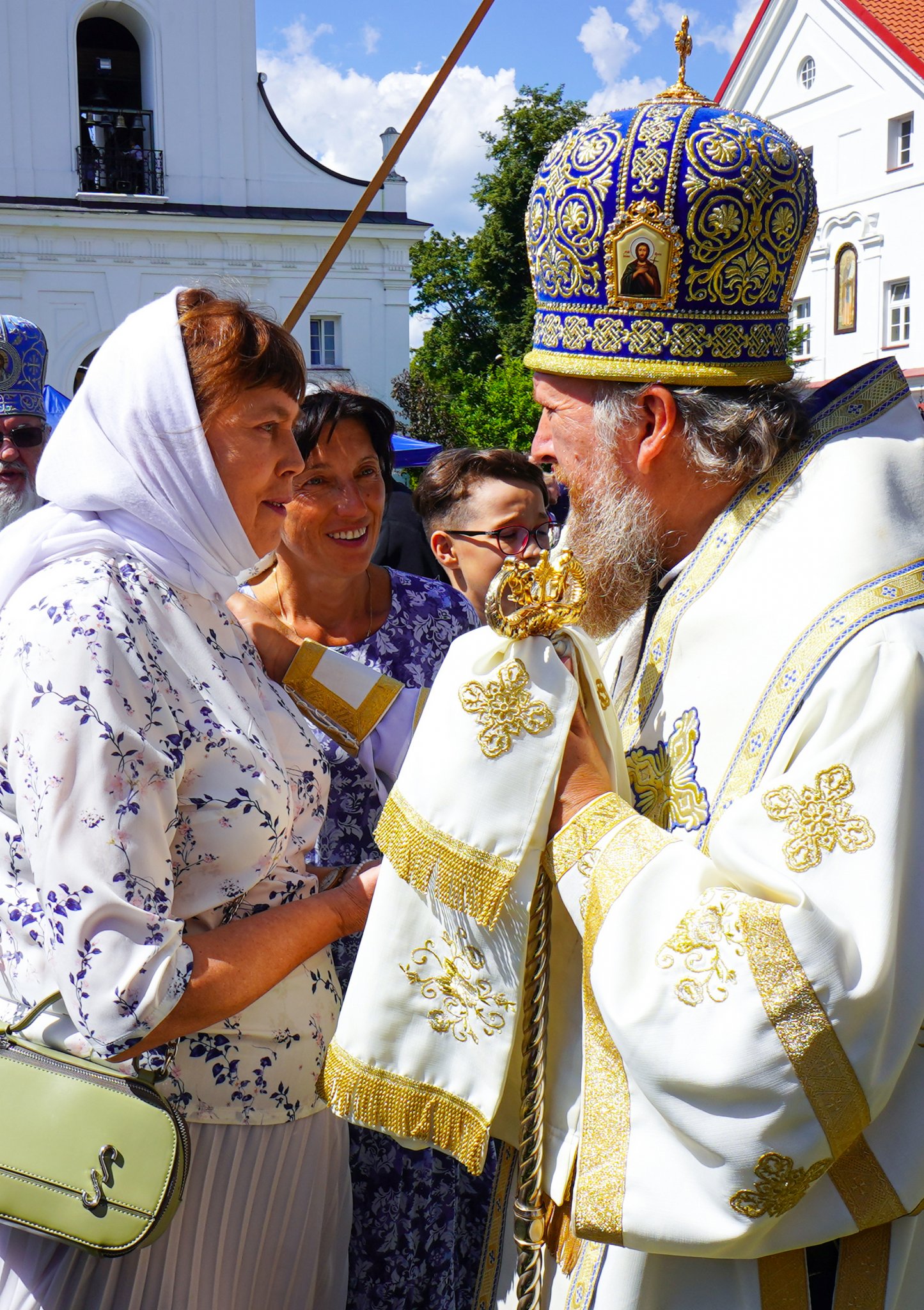 The Divine Liturgy in Supraśl Monastery in Suprasl Icon of the Mother of God feast 