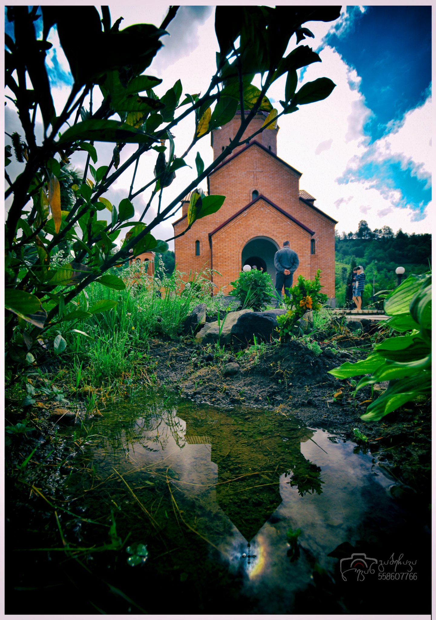 The Orthodox church in Ochane. Tsalenjikha. Georgia.