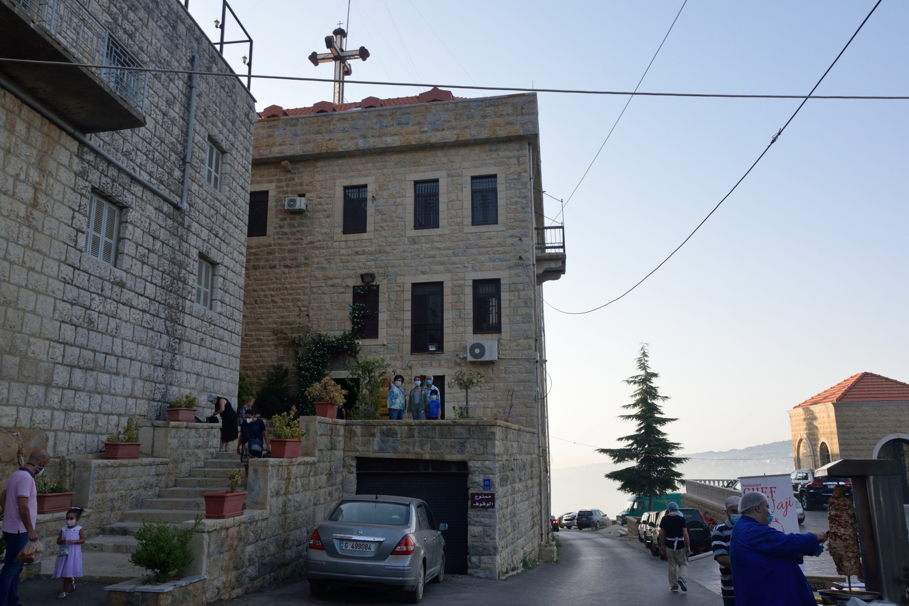 Shawarma for the patronal feast of st. Elias, 19.07.2021, Shwayya