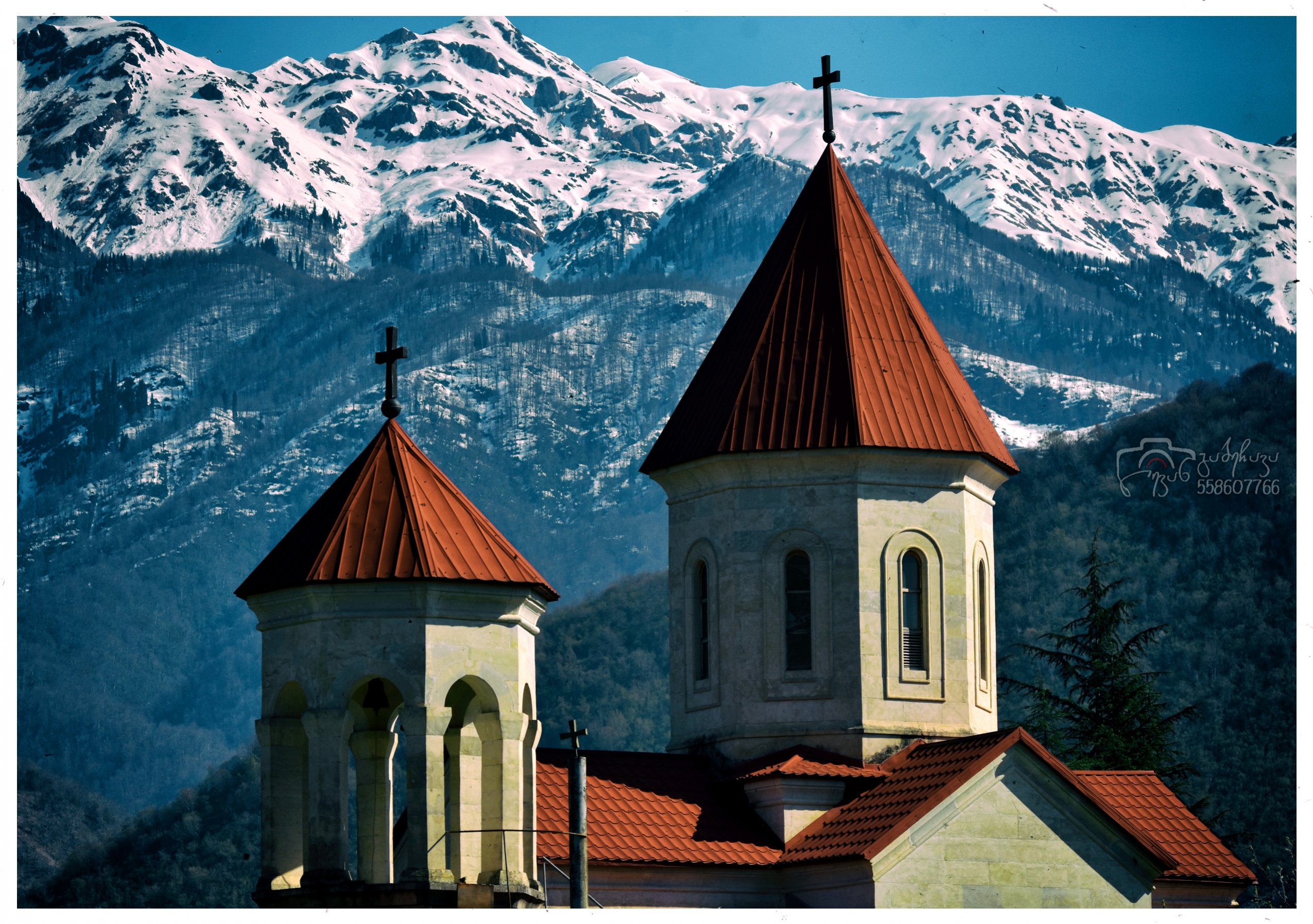The Orthodox church in Jgali. Georgia.