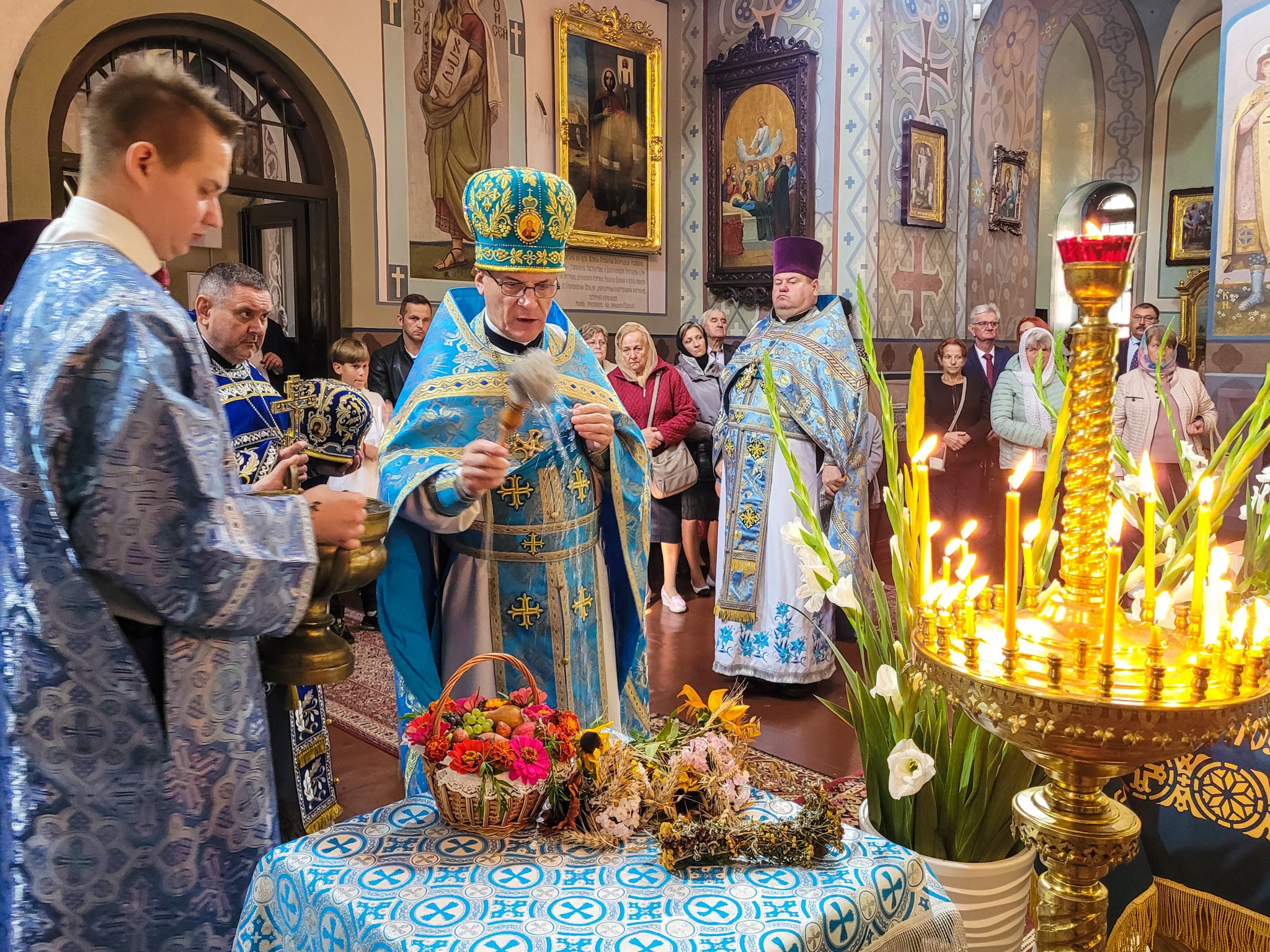 The patronal feast in the Orthodox church in Hrubieszów