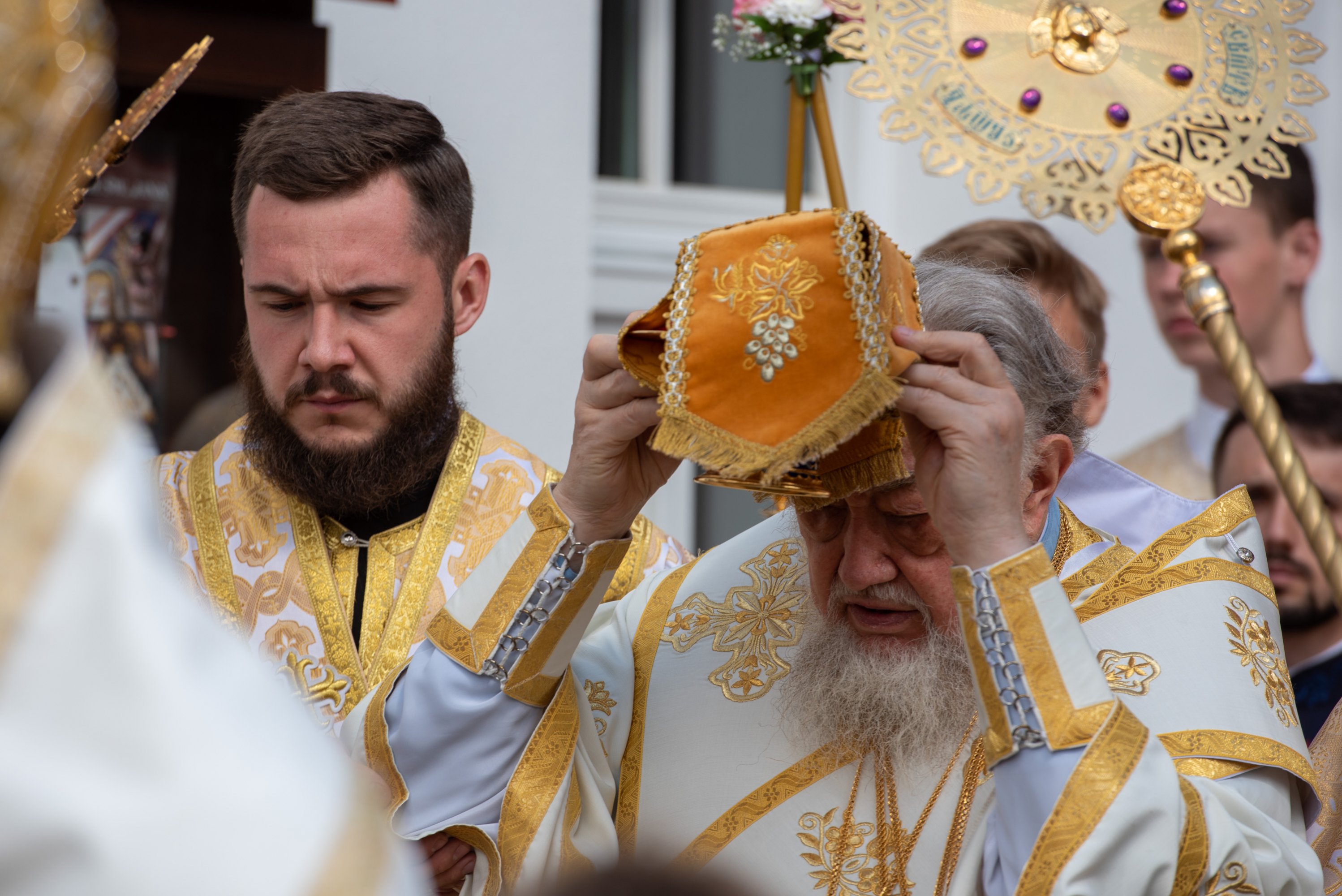 The consecration of Annunciation Cathedral of Supraśl Monastery