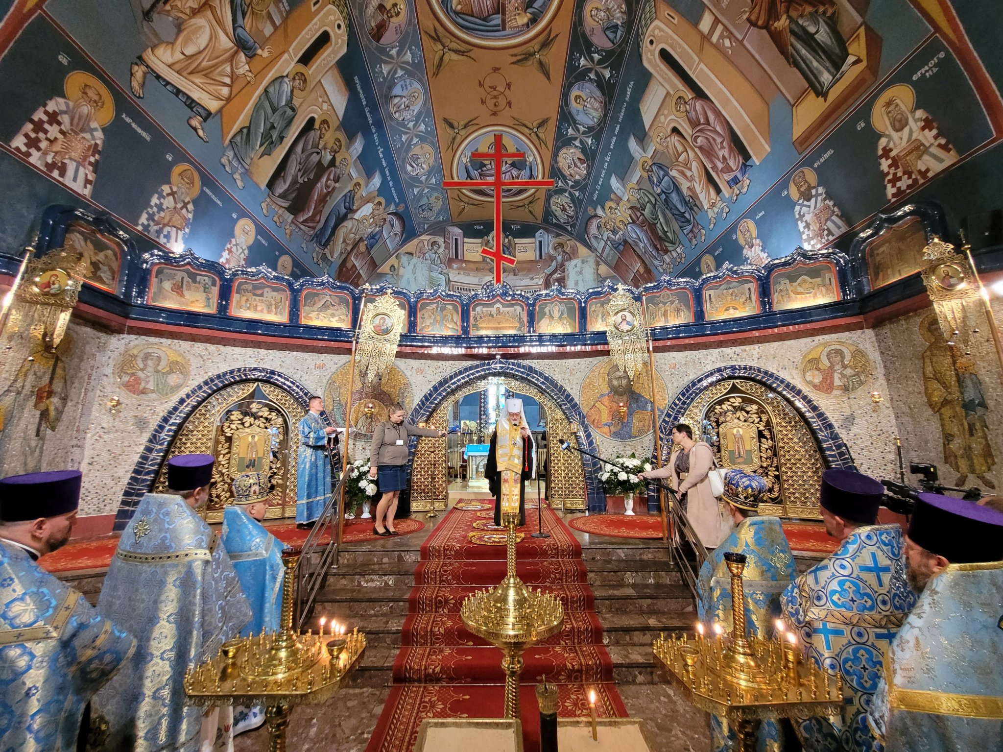 The Divine Liturgy in the Holy Trinity Cathedral in Hajnówka