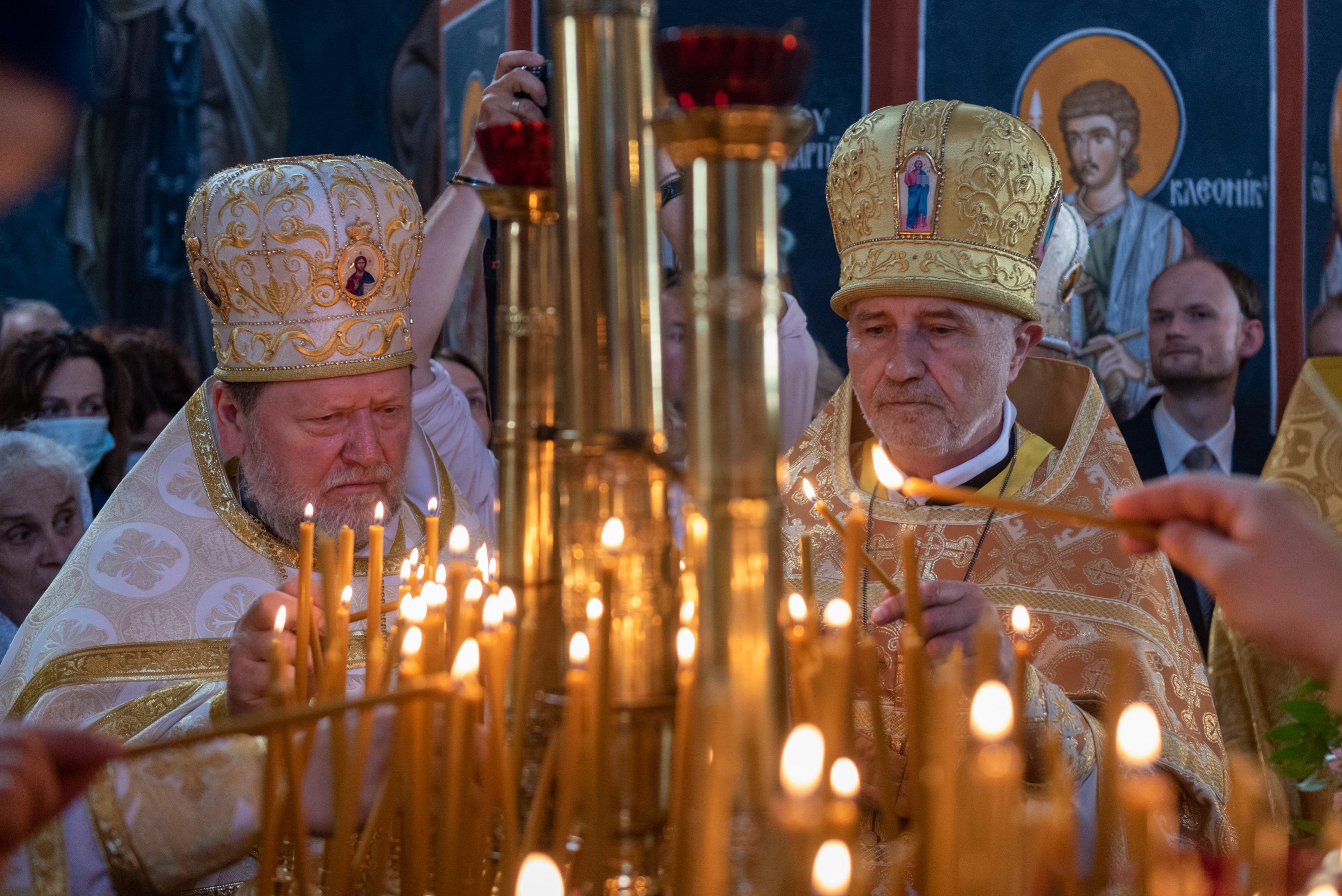 The consecration of Annunciation Cathedral of Supraśl Monastery