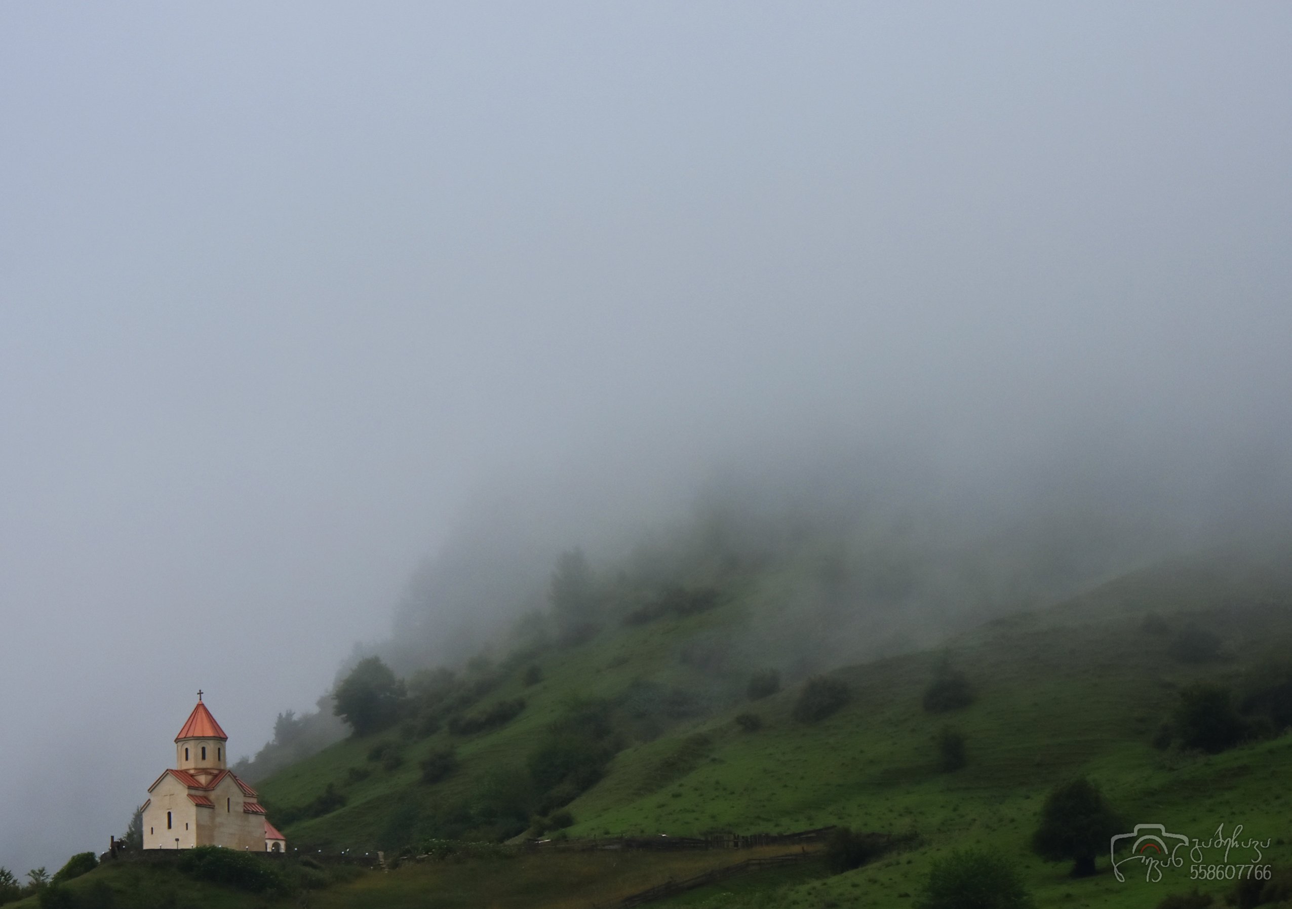 The Orthodox church in Mestia. Svaneti. Georgia.