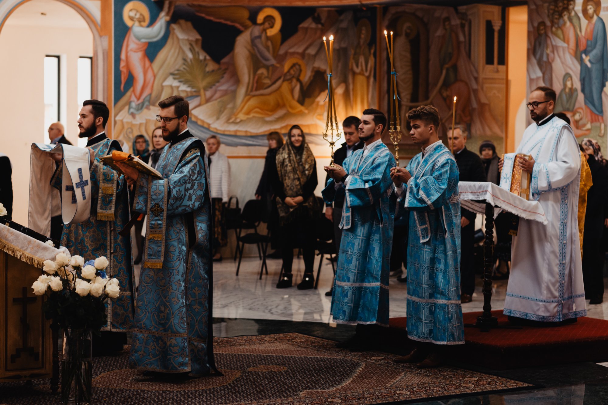 Świateczna liturgia w Cerkwi Sw. Sofii-Mądrości Bożej
