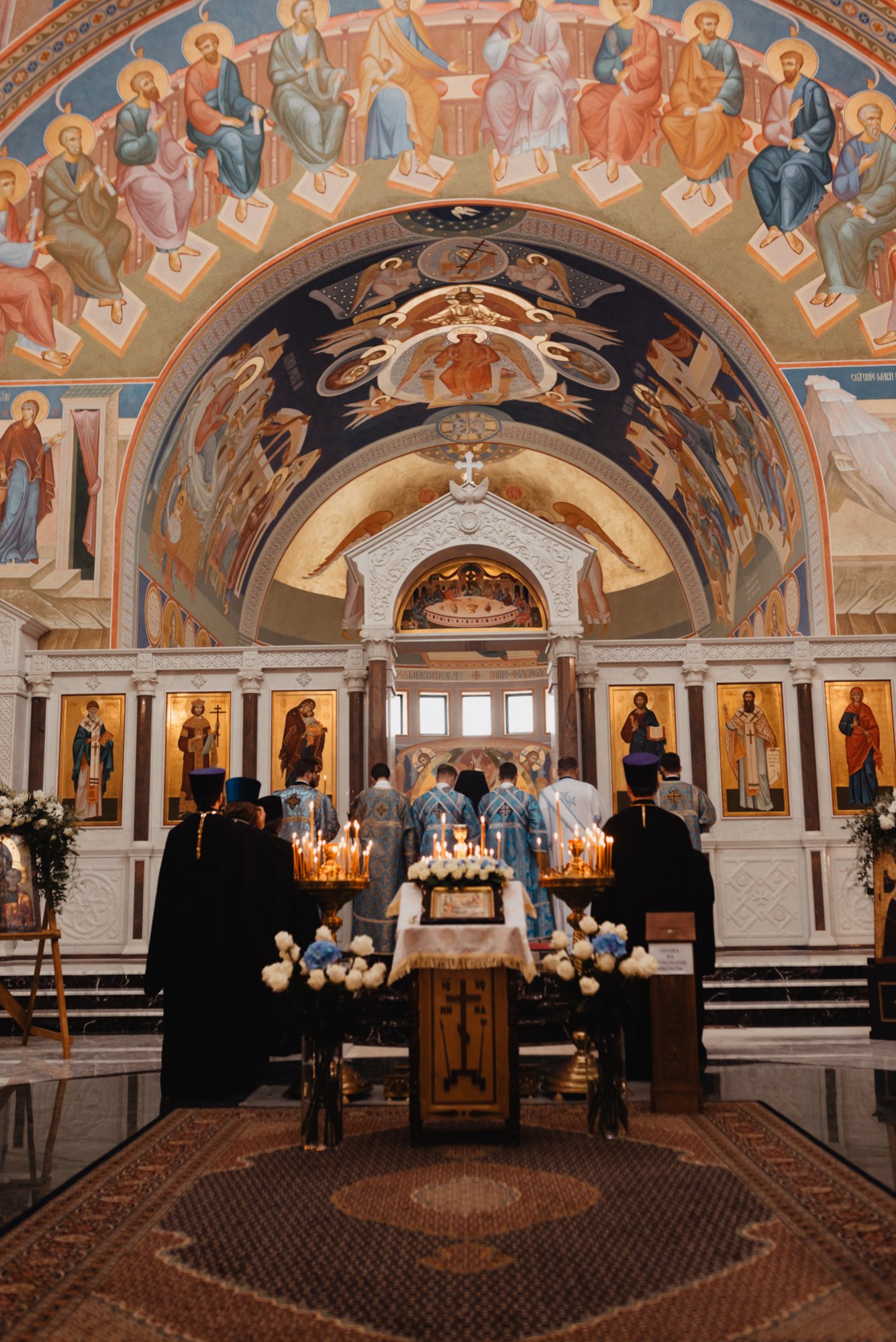 Świateczna liturgia w Cerkwi Sw. Sofii-Mądrości Bożej