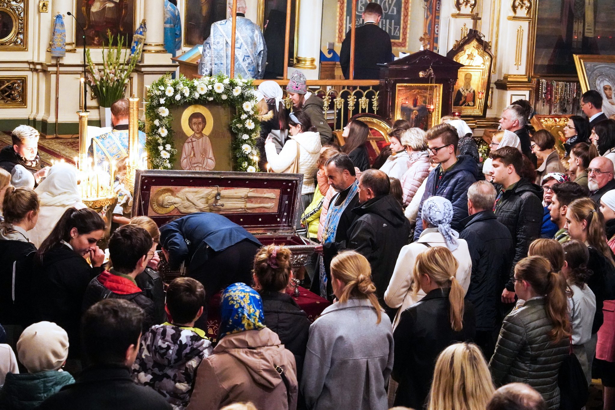 St. martyr Gabriel of Zabludow feast in St. Nicholas Cathedral in Białystok