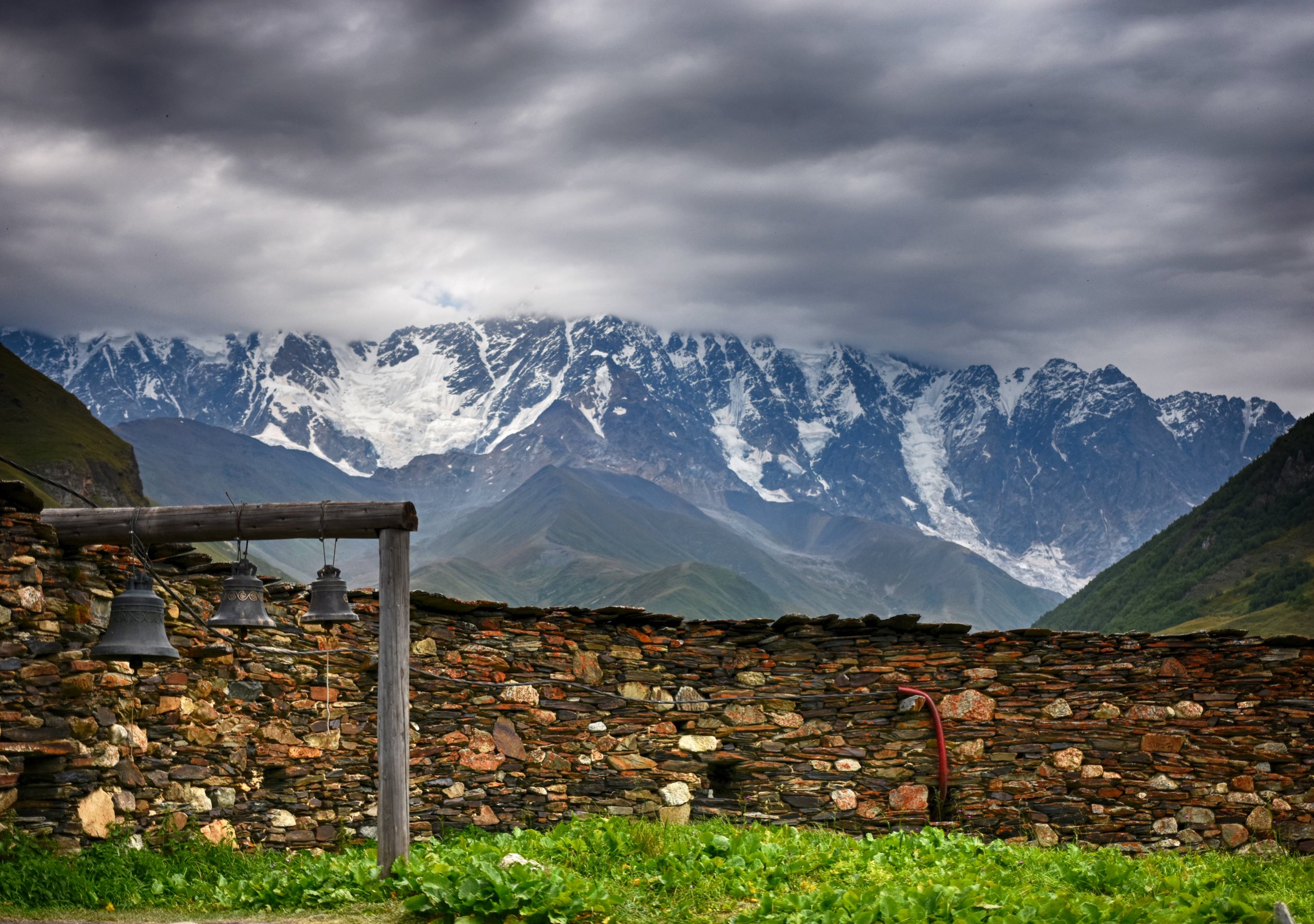 The Orthodox church in Ushguli. Svaneti. Georgia.