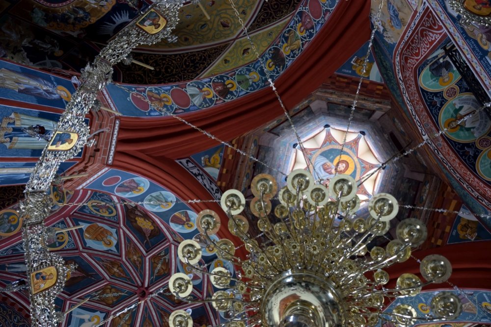 Interior-frescos of Supraśl monastery