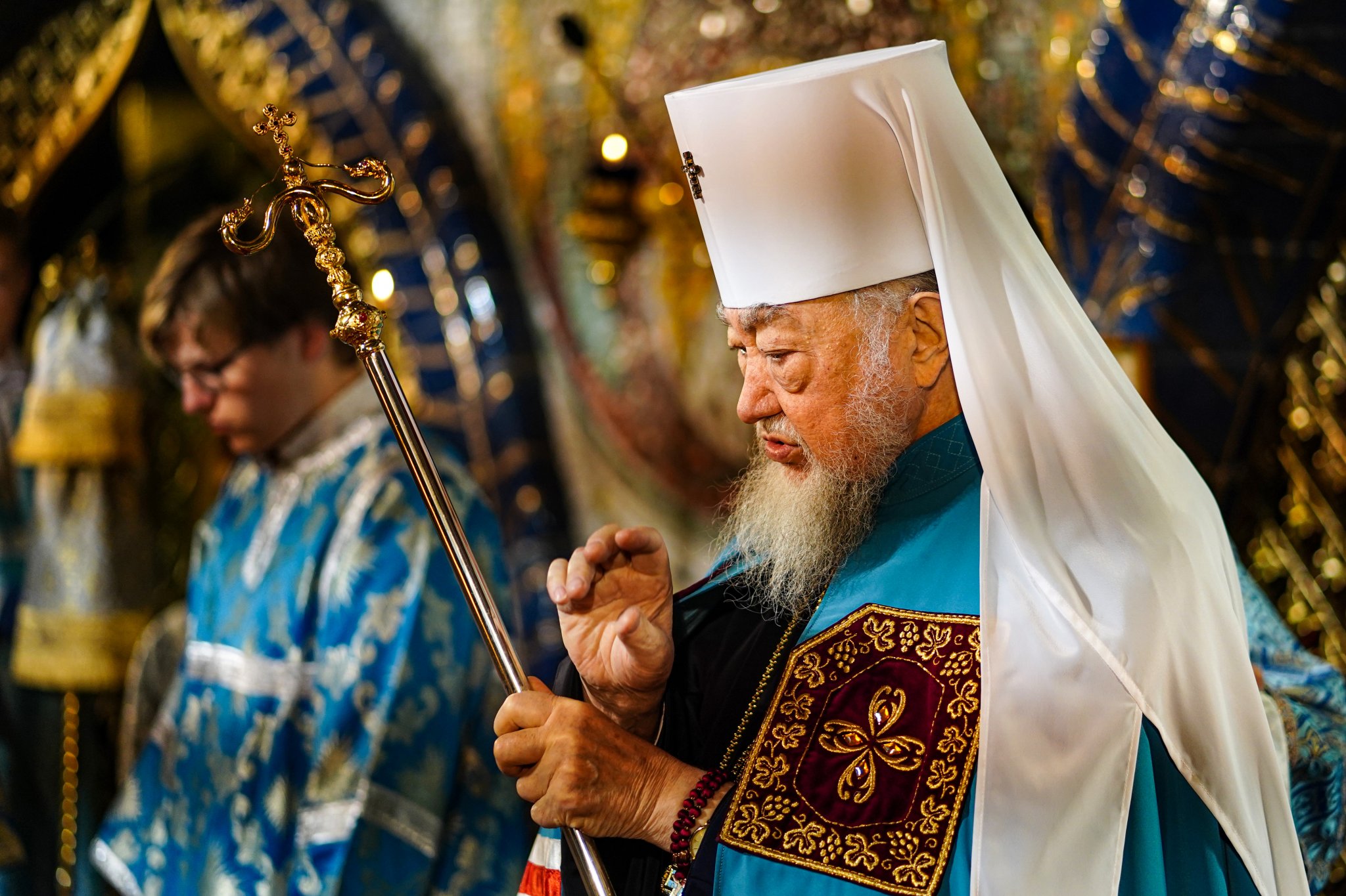 The feast of the Icon of Mother of God Joy of All Who Sorrow in Holy Trinity Cathedral in Hajnówka