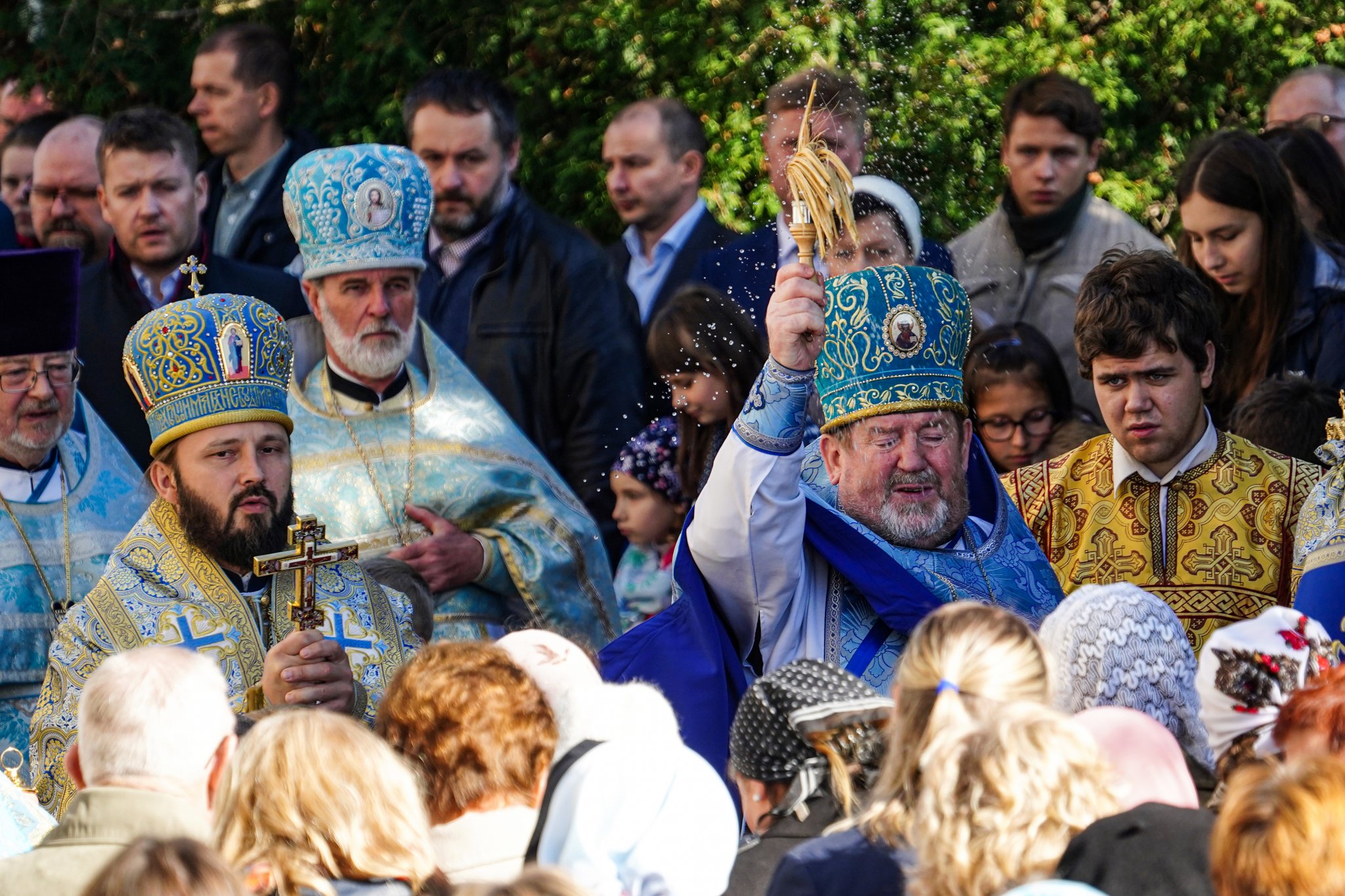 The feast of the Icon of Mother of God Joy of All Who Sorrow in Holy Trinity Cathedral in Hajnówka