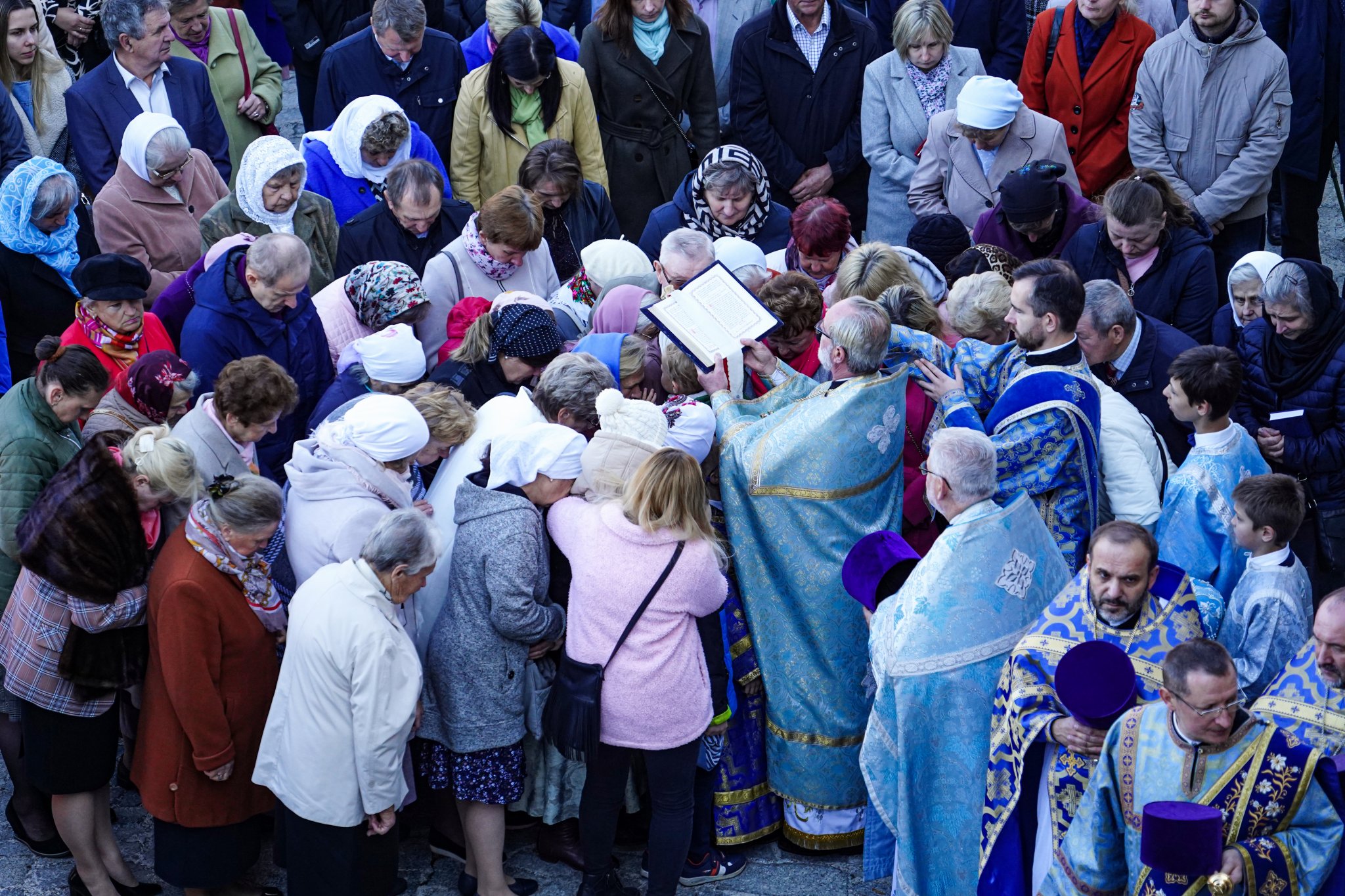 The feast of the Icon of Mother of God Joy of All Who Sorrow in Holy Trinity Cathedral in Hajnówka