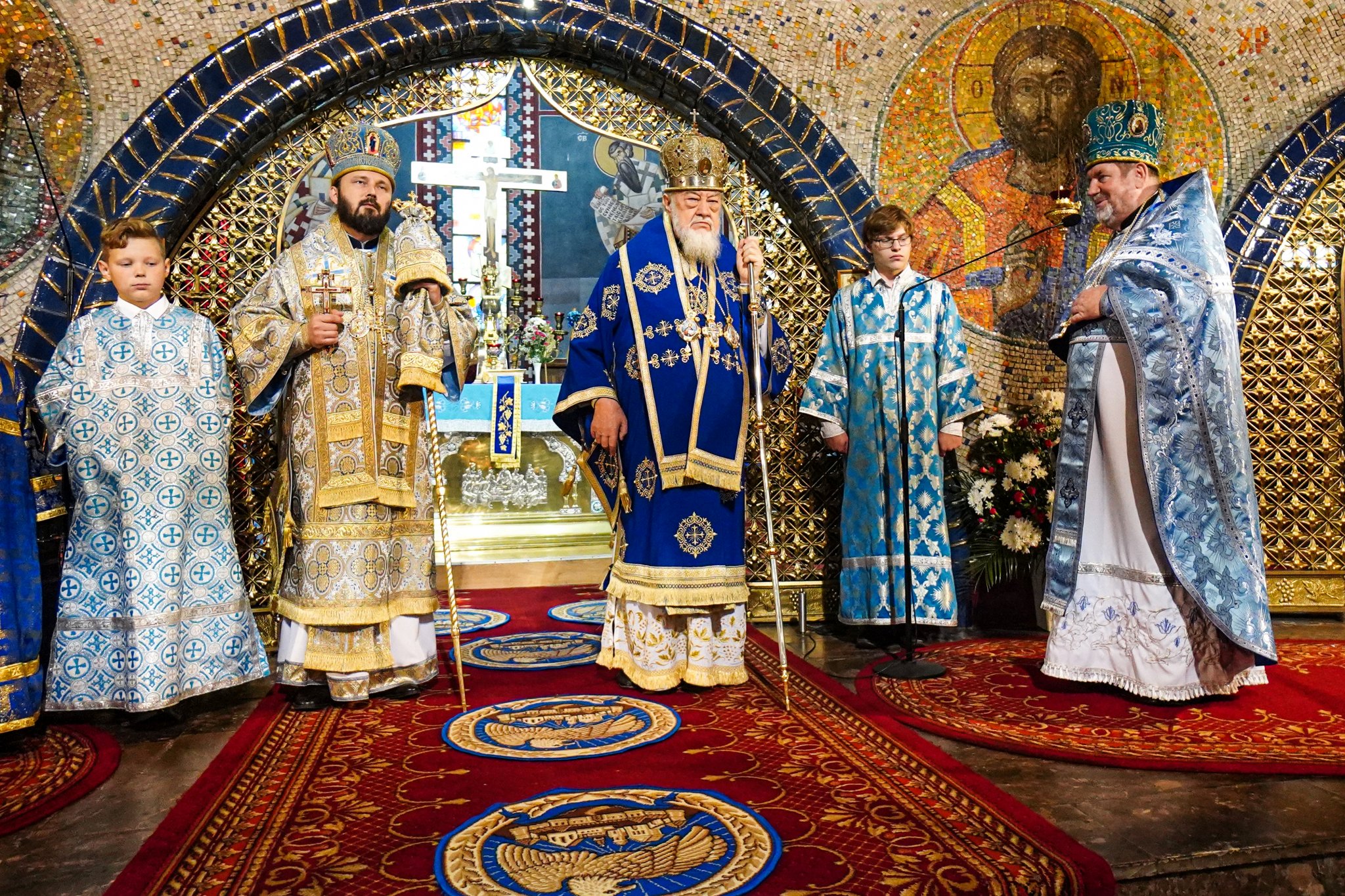 The feast of the Icon of Mother of God Joy of All Who Sorrow in Holy Trinity Cathedral in Hajnówka