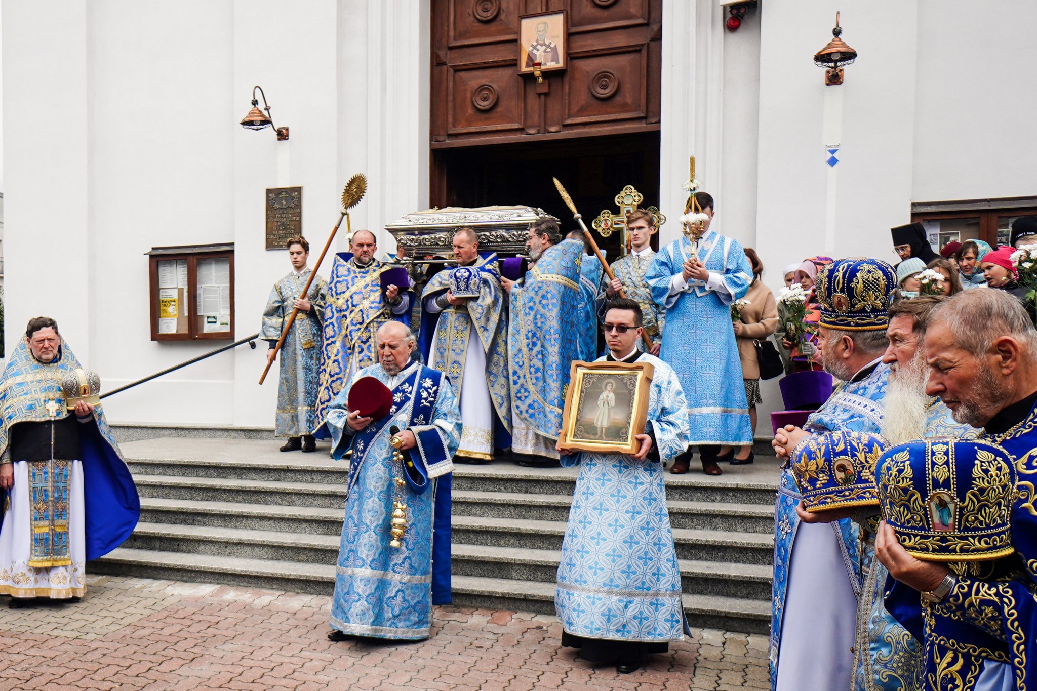 St. martyr Gabriel of Zabludow feast in St. Nicholas Cathedral in Białystok