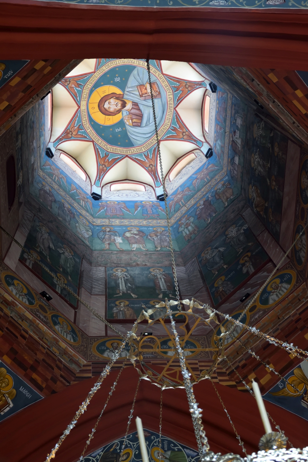 Kopuła-Pantokrator i żyrandol, Supraśl 2021