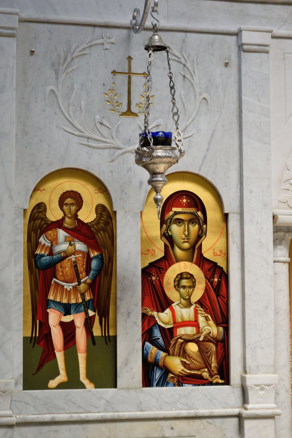 Archanioł Michał i Bogurodzica - monaster Baskenta 2021