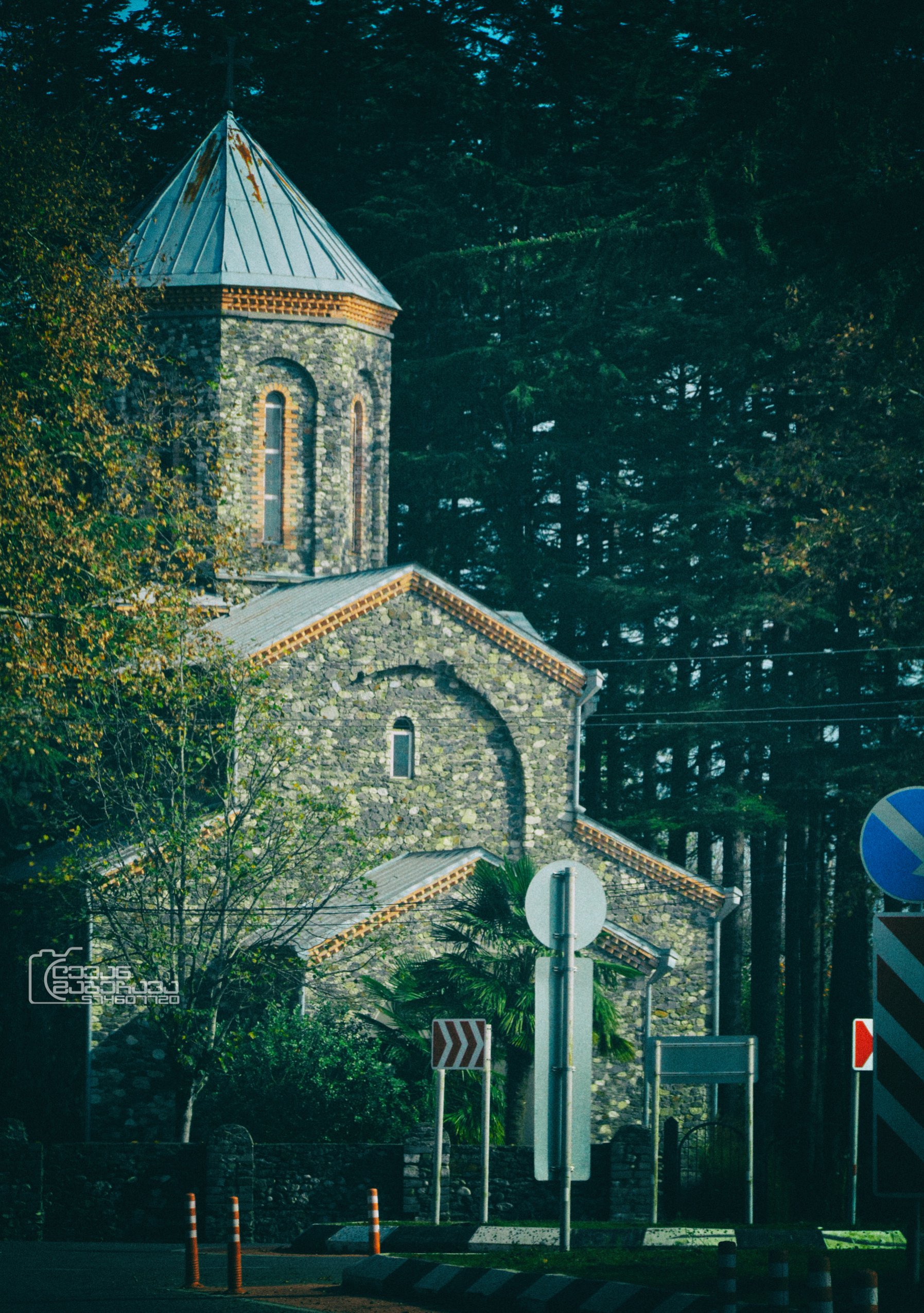 The Orthodox church in Bandza. Martvili. Georgia.