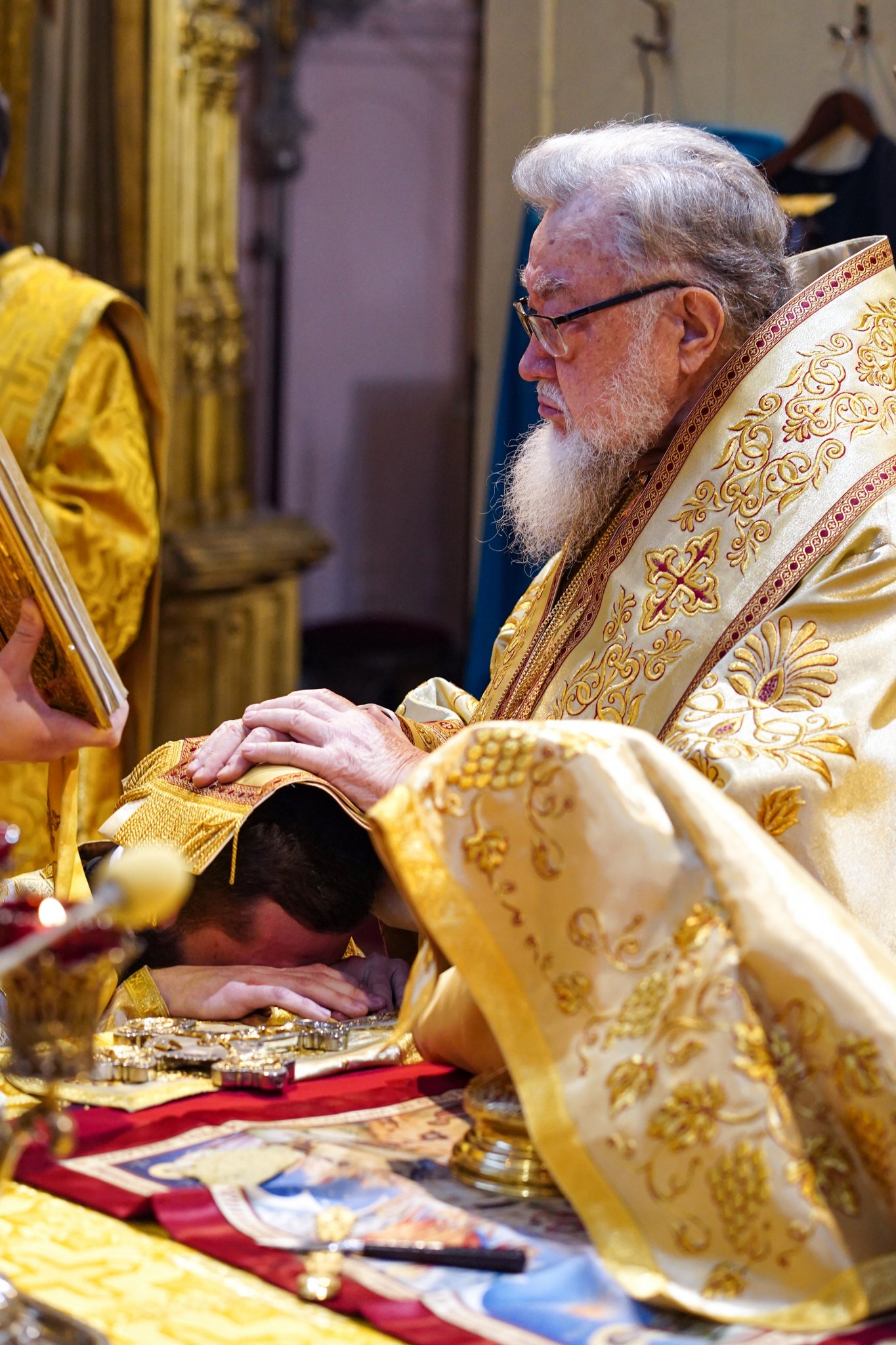 The priest ordination in St. Mary Magdaleny Cathedral in Warsaw