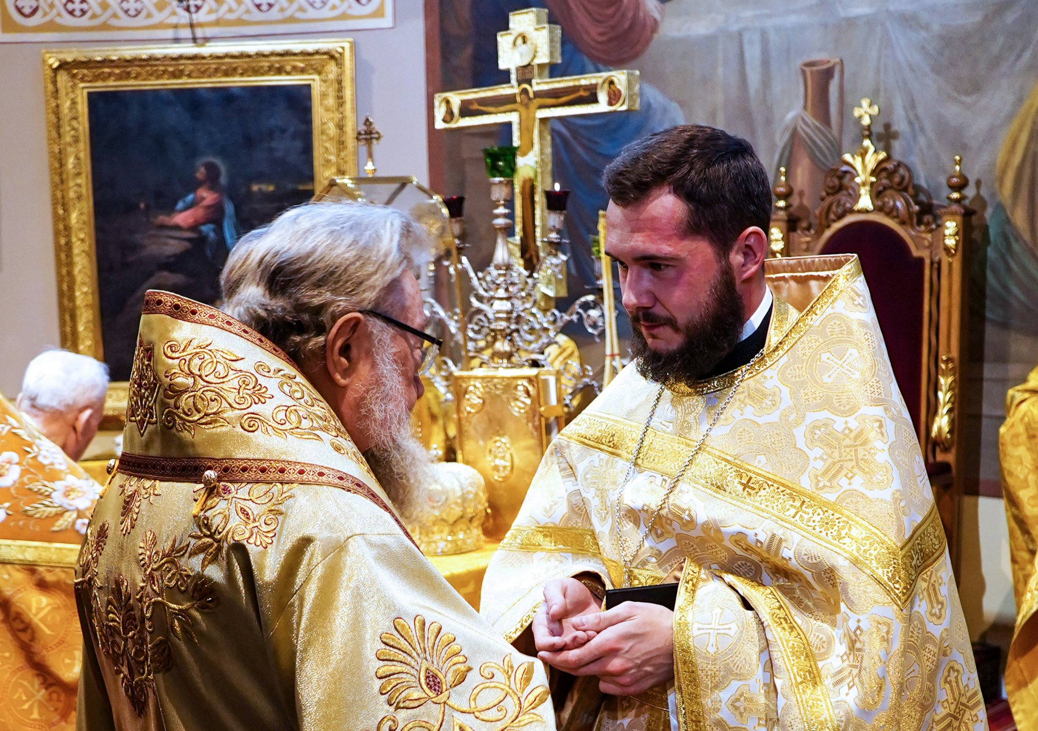 The priest ordination in St. Mary Magdaleny Cathedral in Warsaw