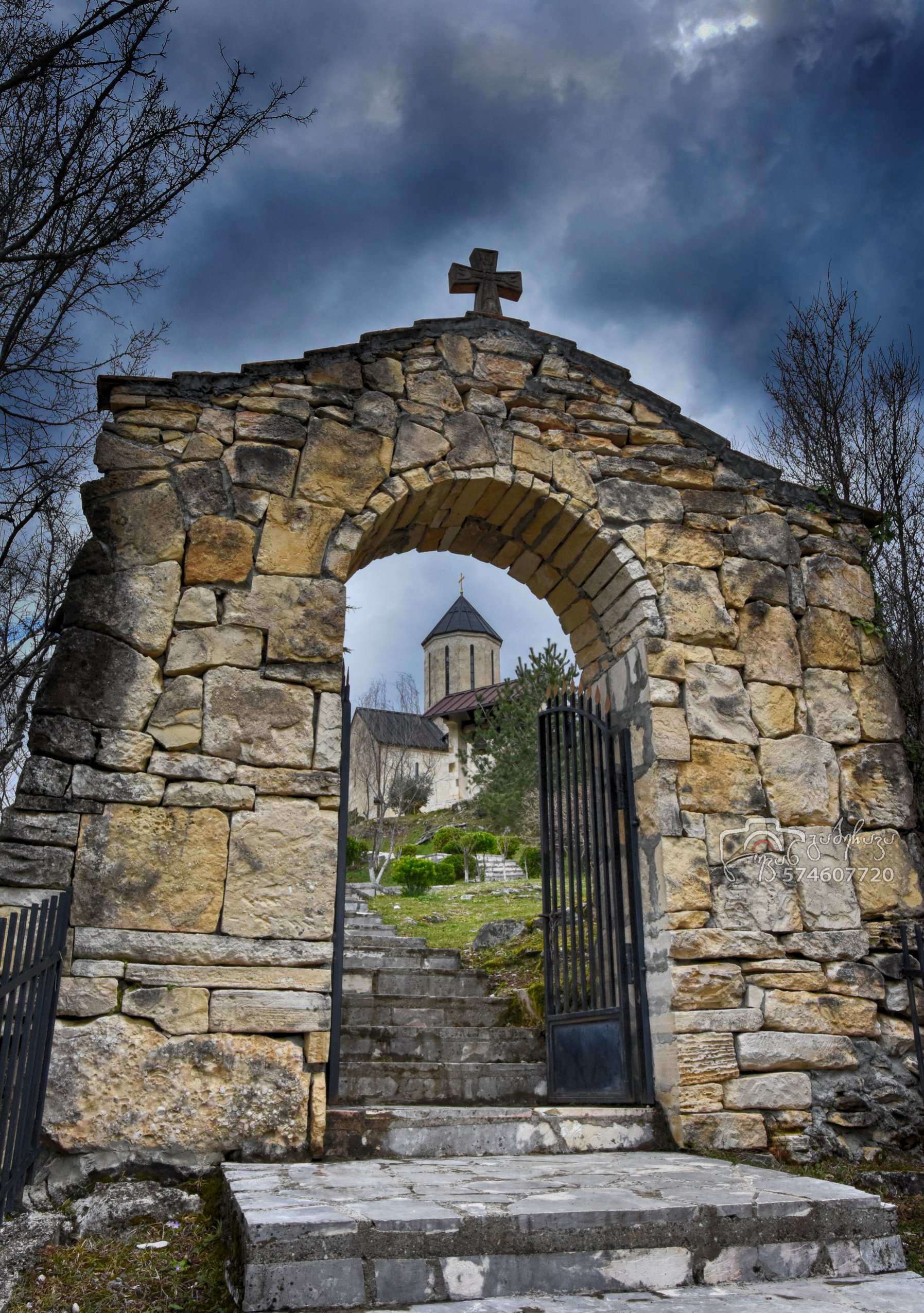 The Orthodox church in Kulishkari. Zugdidi. Georgia.