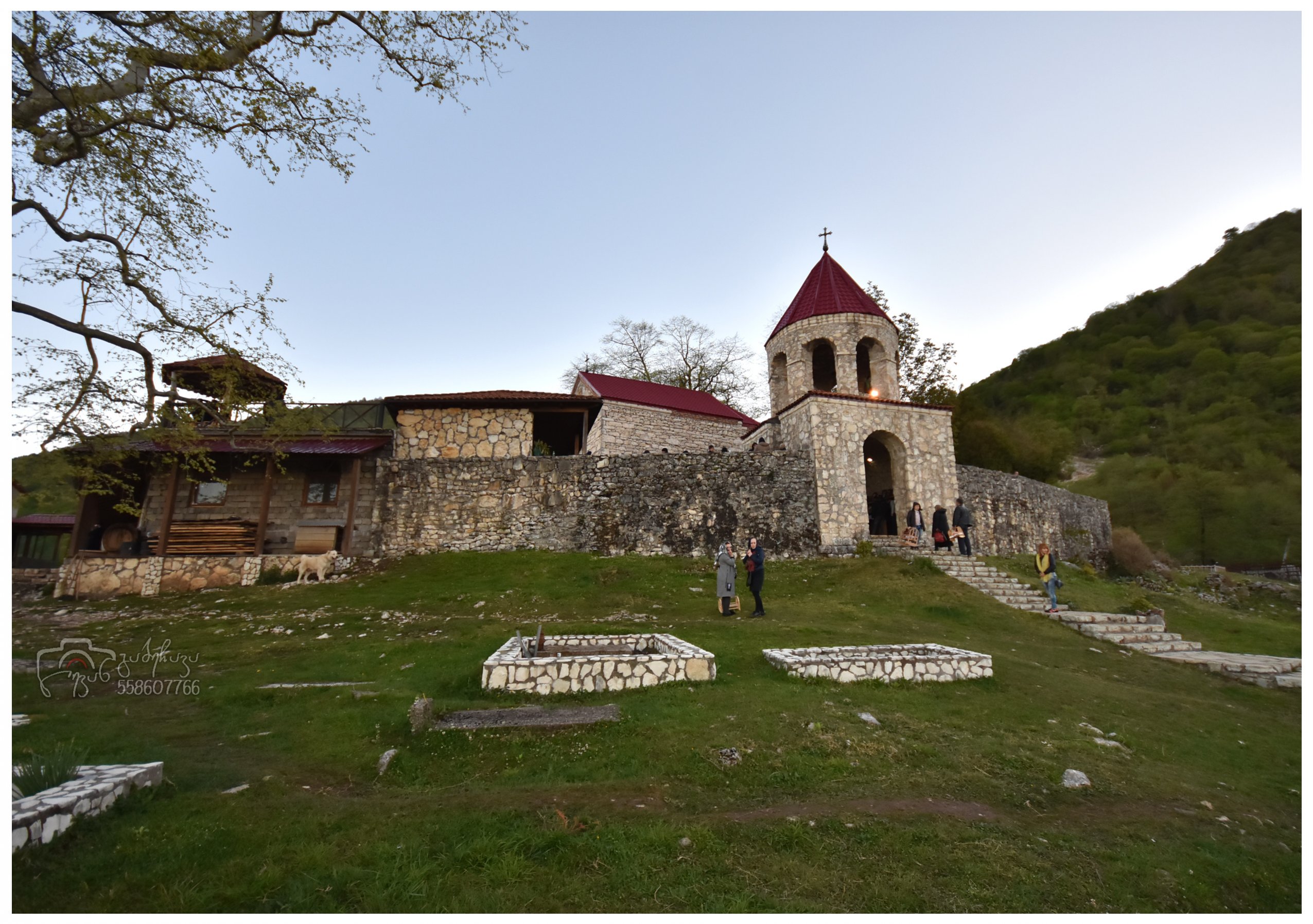 The Orthodox church in Tsachkhuru. Martvili. Georgia.