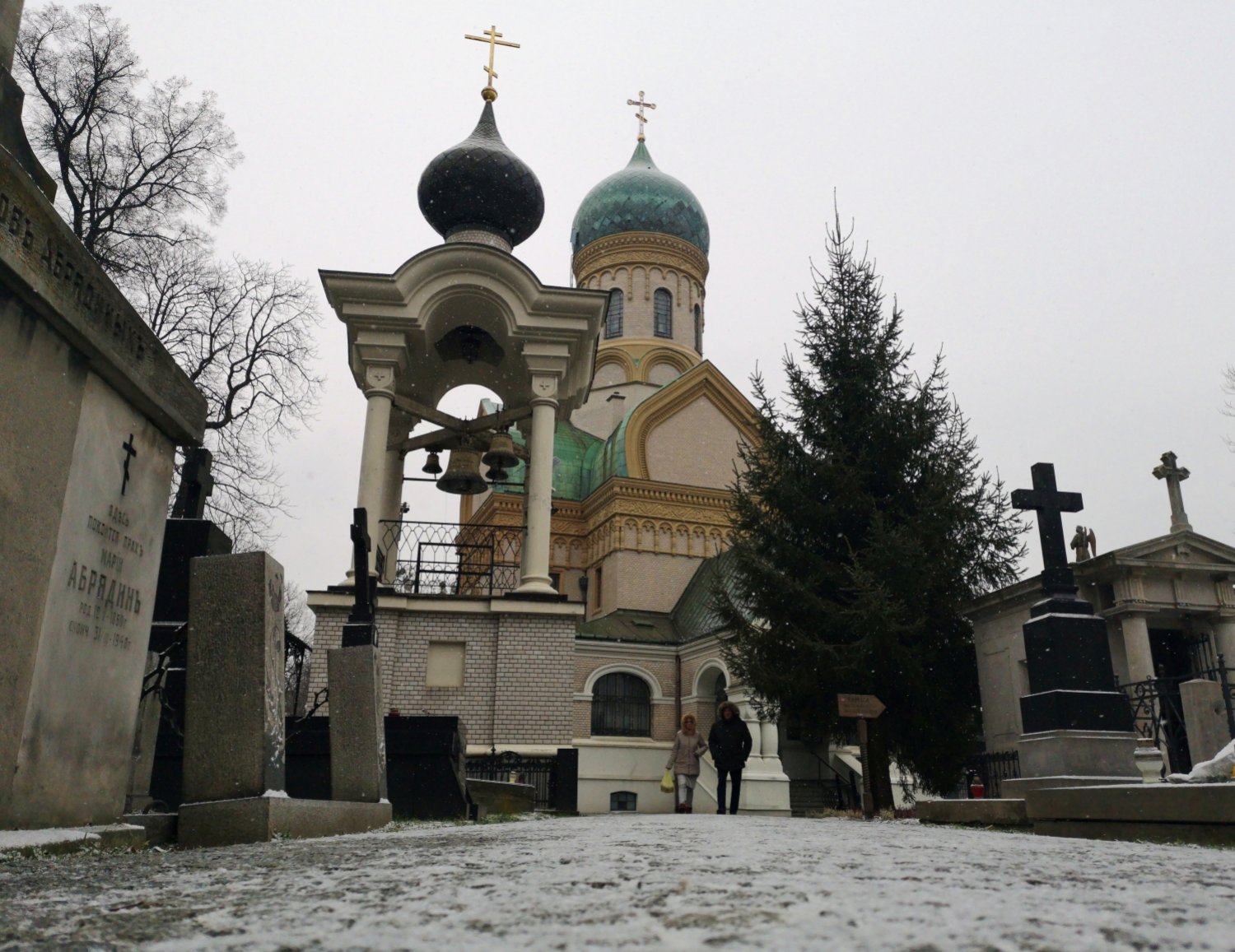 Orthodox church in Wola district, Warsaw, December 2021