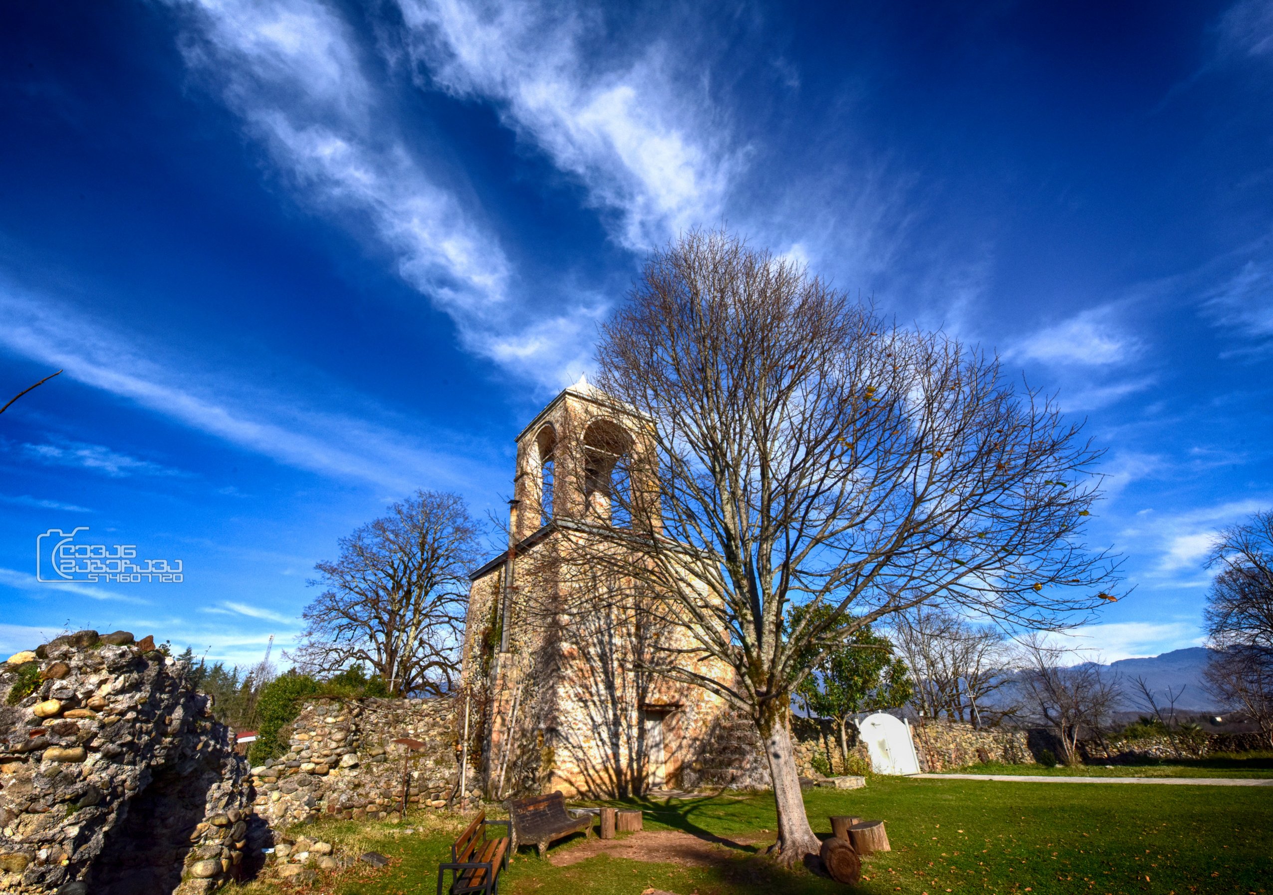 The Orthodox church in Tsalenjikha. Georgia.