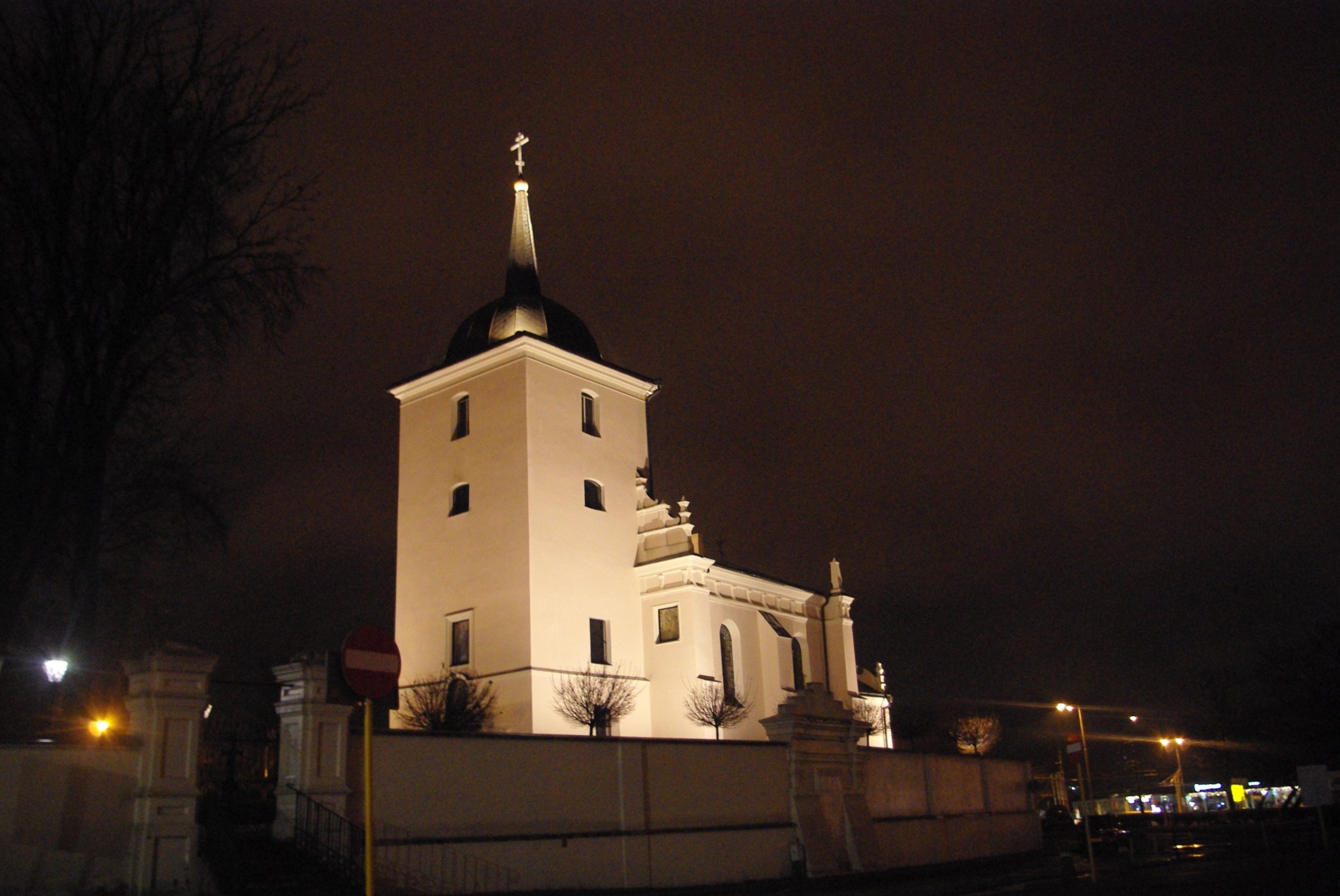 Przemienia Pańskiego w Lublinie Nocą