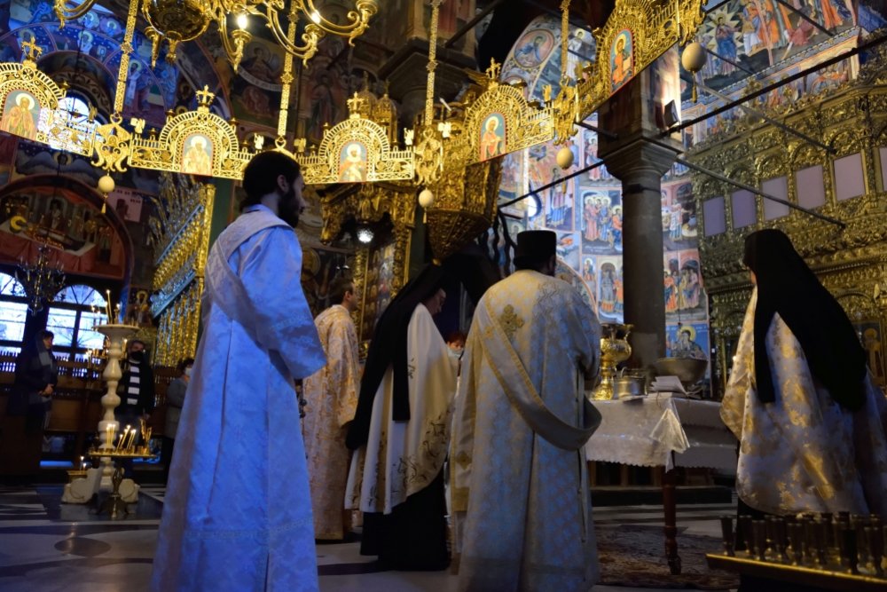 Blessing of the water, Rila monaster, Epiphany 2022
