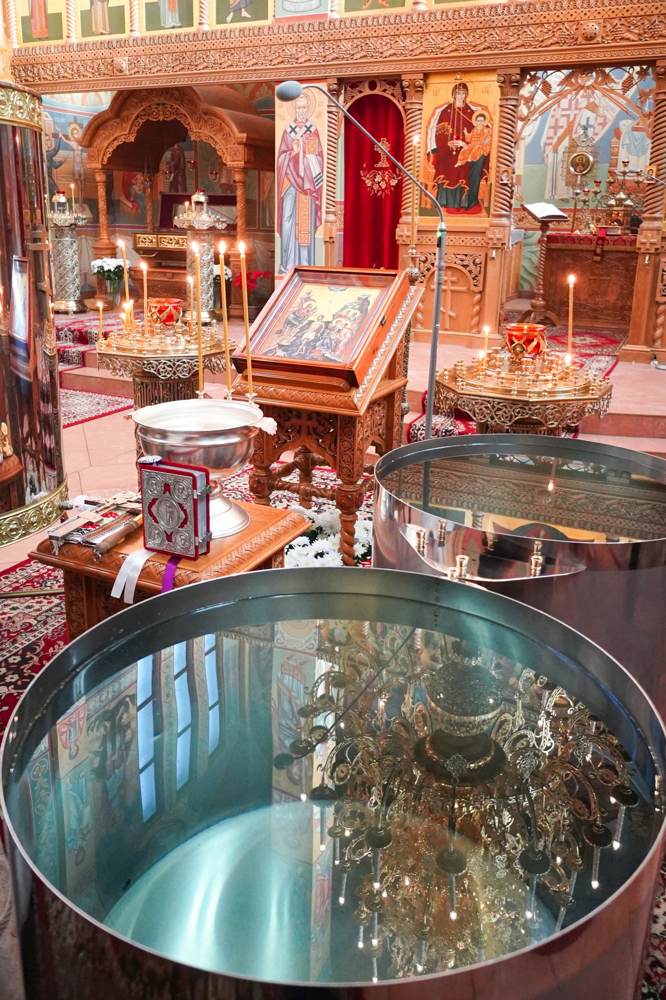 The eve of Baptism of Christ feast in Zwierki Convent
