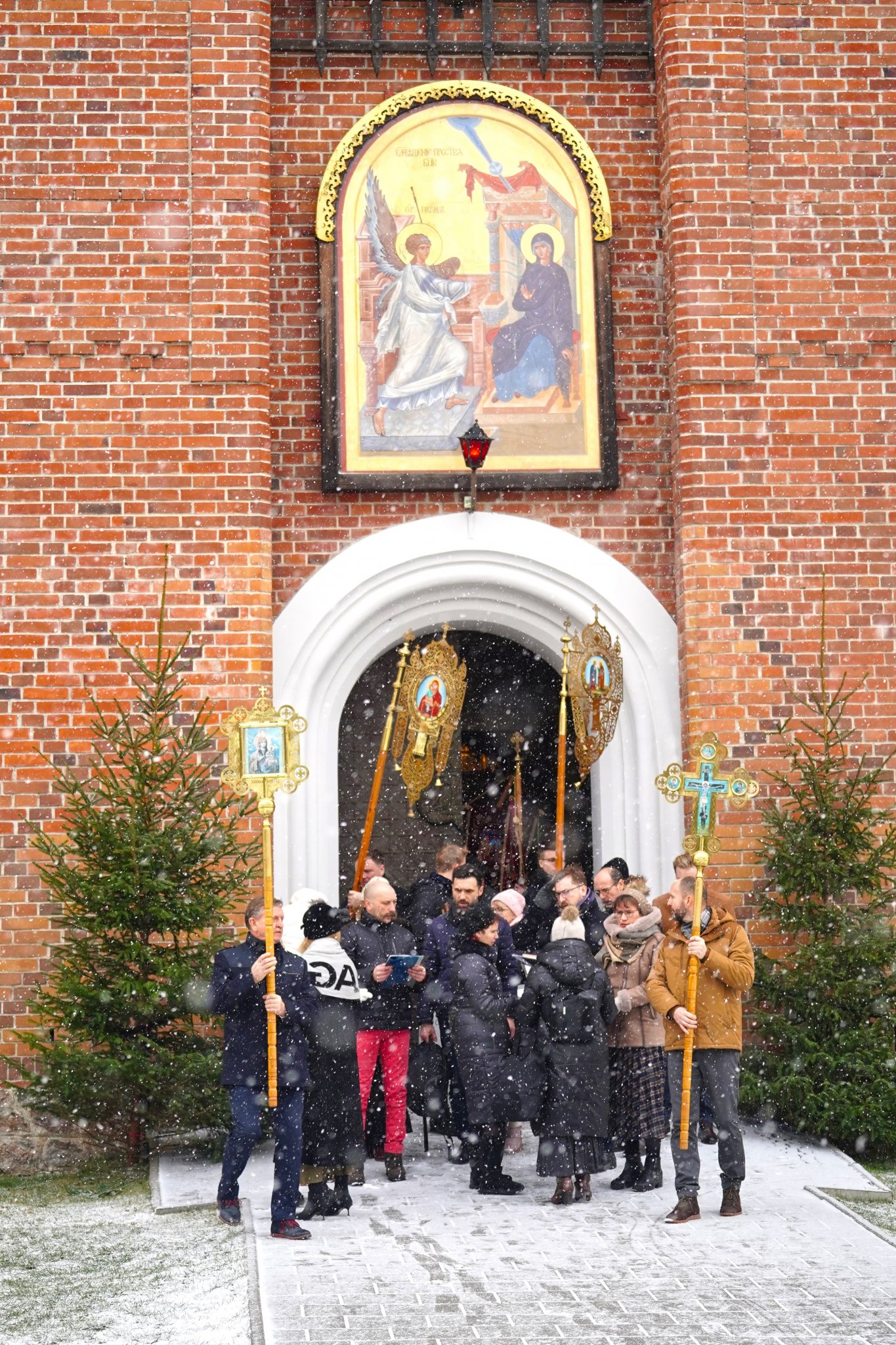 The Christ Baptism feast in Supraśl Monastery