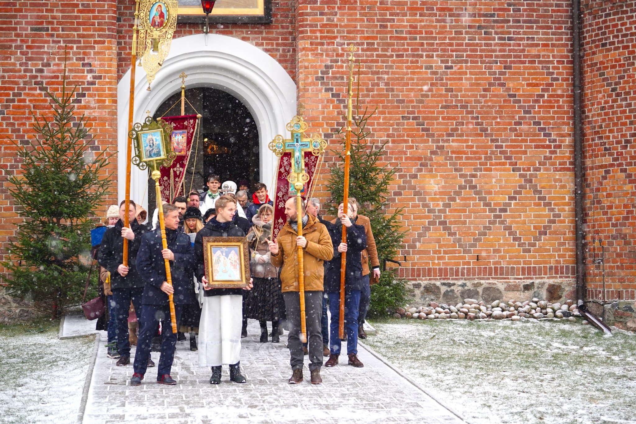 The Christ Baptism feast in Supraśl Monastery